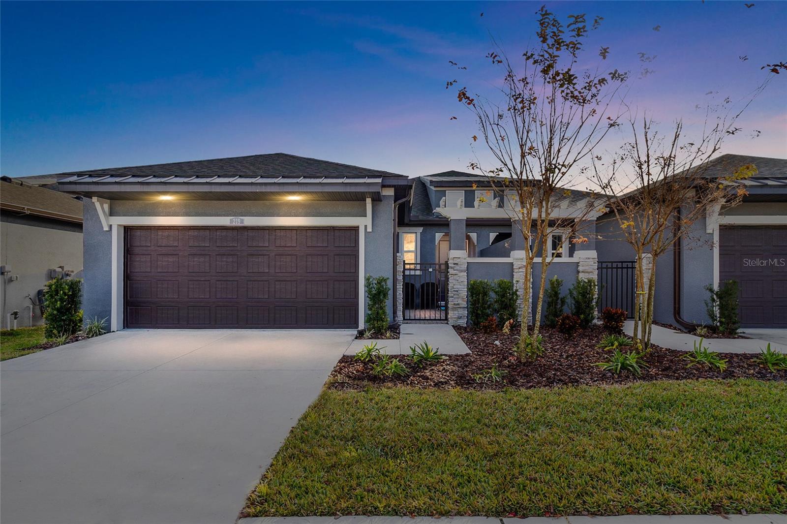 Welcome to easy living in this well-maintained three-bedroom, two-bath villa, built in 2022 by Mobley Homes. This solid block construction home features an open floor plan with a spacious living area and kitchen, perfect for both relaxing and entertaining.
The interior showcases high-quality finishes throughout. All the floors are tile, providing durability and low maintenance. The kitchen and bathrooms are outfitted with wood cabinetry, and all countertops are finished with hard surfaces, combining style and functionality.
A brand-new community pool has just been completed, offering a great place to unwind and enjoy the Florida lifestyle. The gated community provides added security and features an entry gate at each end for convenient access in and out. Located close to major interstates, this villa offers an easy commute no matter which direction you're heading.
If you're looking for a modern, low-maintenance home in a well-designed community, this is the one. Make it yours today!
