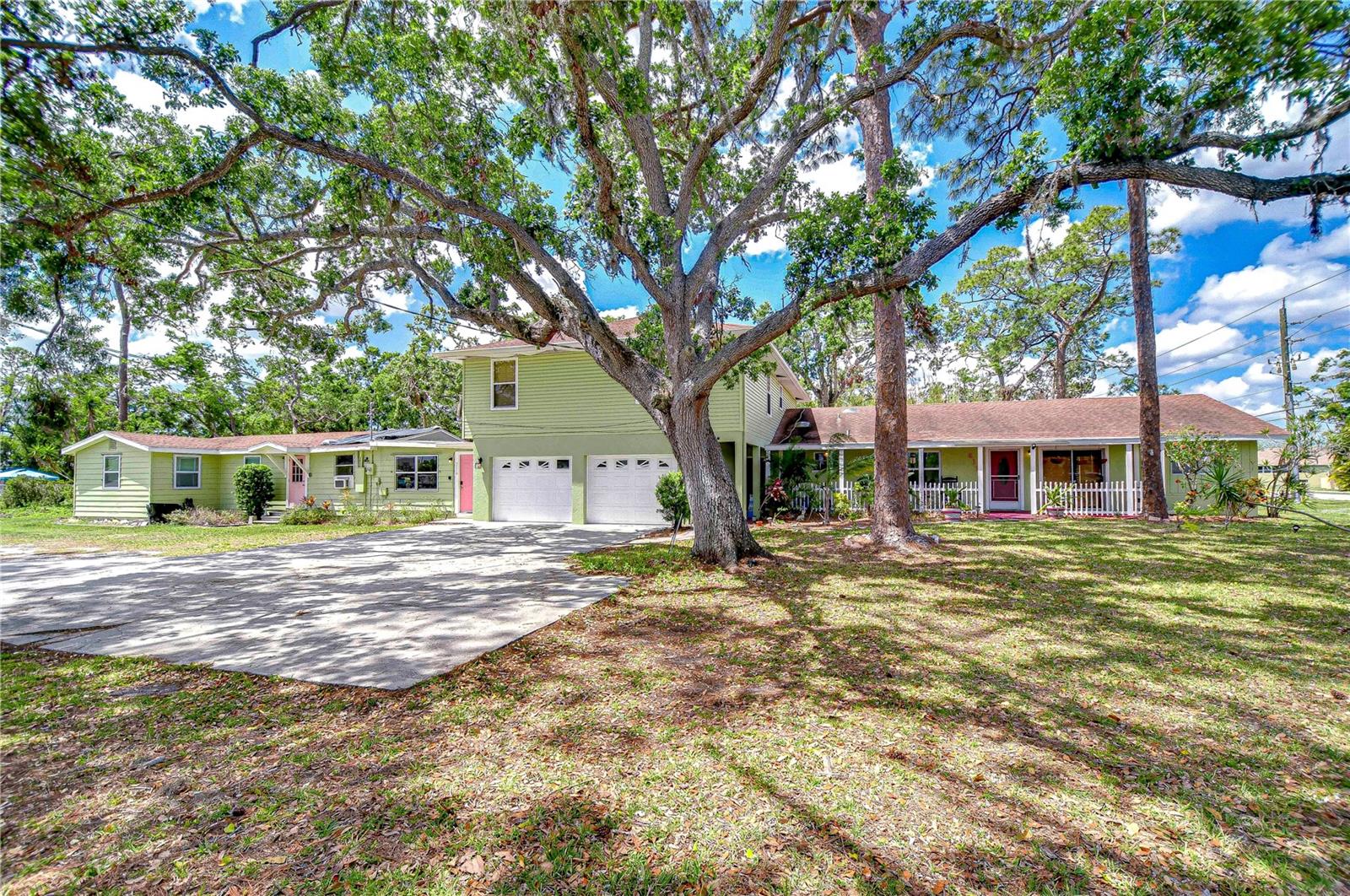 An incredible opportunity to continue short term renting in the heart of Bradenton! This 5 unit complex has been operating as a short term rental for the last 2.5 years and has been performing very well! The 5th unit was just created last year and have already secured an amazing long term renter. This property boasts a large lot and plenty of storage space. There is a huge indoor storage room and additional bonus shared space inside the main building. Utilize the 2 car garage for more storage or a potential additional unit down the road.