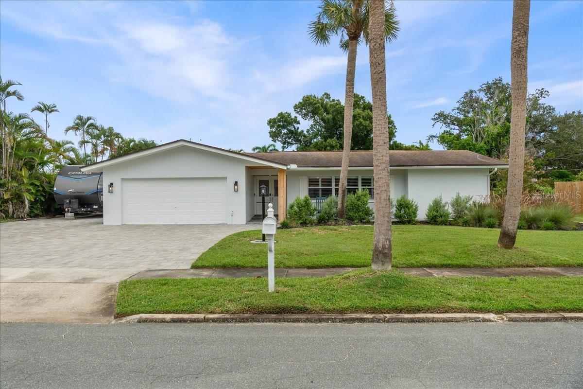 Stunning Turnkey 3BR/3BA Home with Gourmet Kitchen, Private Guest Suite & EV/RV Extended Parking!
This fully updated, move-in ready 3-bedroom, 3-bathroom home combines luxury, thoughtful design, and modern convenience—perfect as a forever residence or upscale seasonal retreat.
Interior Features You’ll Love:
Gourmet Kitchen:
Quartz countertops
Top-of-the-line Samsung Bespoke Appliances
Breakfast Bar,
Large center island with pop-up outlets.
Coffee/bar station with built-in beverage cooler.
Marine-grade, soft-close lower cabinets.
Pass-through window to lanai for effortless entertaining.
Spacious open-concept layout.
Electric fireplace and built-in bar in the family room.
Walls adorned with Endura wall panels & wainscoting throughout.
Elegant porcelain flooring, premier door moldings & plantation shutters.
Abundant in-home storage.
Private Primary Suite:
His & hers closets,
Spa-inspired en-suite with oversized shower and high-end smart bidet (heated seat, self-flush, air dryer).
Guest Quarters:
Separate guest ensuite with private full bath — perfect for visitors, in-laws, or a home office,
Outdoor Living & Additional Features:
Screened-in lanai and paver patio — perfect for relaxing or entertaining,
Fully fenced backyard with room to add a pool,
Oversized paver driveway with 240V outlet for RV or EV charging,
Spacious 2-car garage plus additional paved parking for guests or large vehicles.
Upgrades & Peace of Mind:
NEW A/C & water heater (2022)
Fully replumbed and rewired, with new electric panel,
Impact-resistant windows throughout,
PVC-grade closet doors,
1-year Home Warranty included.
Hot tub negotiable in sale.
This home delivers the perfect blend of high-end finishes, smart layout, and energy-efficient upgrades. Whether you're entertaining in your gourmet kitchen, relaxing in your private suite, or hosting guests in the separate quarters — this home truly has it all.
Completely turnkey — just move in and enjoy!