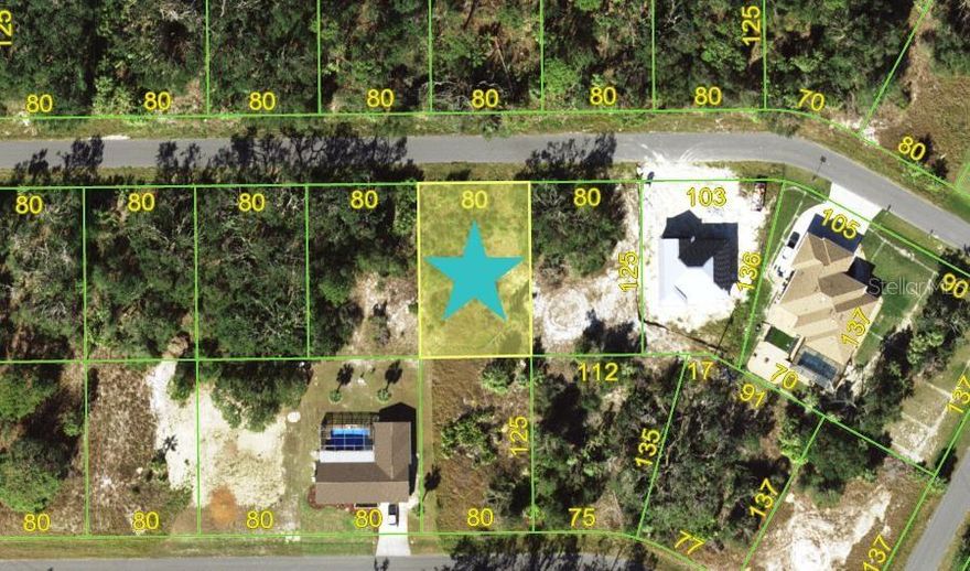 Buildable lot in North Port. Close to shopping and within 30 minutes of Gulf Beaches. Property located on Left