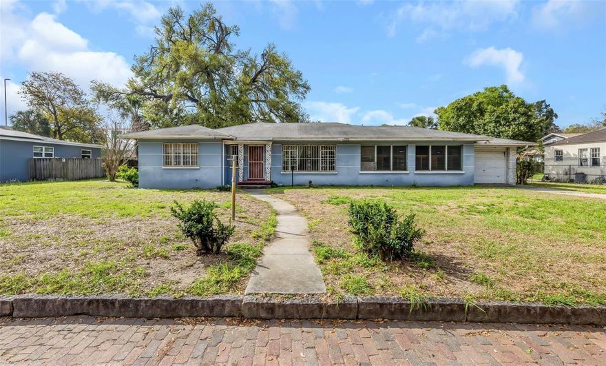 * * RARE - RARE - RARE OPPORTUNITY TO OWN A DOUBLE WIDTH LOT on this street OVERLOOKING ROBLES PARK * * DEVELOPERS - DO NOT MISS THIS ONE * * Incredible opportunity awaits in the Seminole Heights District with this 3-bedroom, 1-bath home situated on an extra-large lot in Tampa! This property offers plenty of outdoor space with a fully fenced rear yard, perfect for pets, entertaining, or creating your own backyard retreat. Inside, the home features a comfortable layout with 3 spacious bedrooms and great natural lighted central living space. The oversized lot provides room for gardening, storage, or future outdoor additions (buyer to verify with City of Tampa). * * PERFECT LOCATION * * Situated directly across from Robles Park, this property is perfectly located near all popular locations while still providing a quiet and comfortable atmosphere. Located in the heart of Central Tampa near the vibrant Seminole Heights district, this home places you close to one of the city’s most exciting and rapidly growing neighborhoods! Seminole Heights is known for its historic charm, tree-lined streets, and a thriving food and craft brewery scene featuring popular local restaurants, cafés, and breweries along Florida Avenue. This home is also conveniently located just a short drive from Downtown Tampa, providing quick access to the Tampa Riverwalk, cultural attractions, museums, entertainment venues, and major events hosted at Curtis Hixon Waterfront Park. Additionally, the area offers excellent connectivity to major roadways such as I-275, Florida Avenue, and Hillsborough Avenue, making commuting throughout Tampa Bay simple while still enjoying the character and community atmosphere of historic neighborhoods nearby. * * PLEASE NOTE * * It is buyer’s responsibility to verify all information. Information posted in MLS or any marketing is not guaranteed.