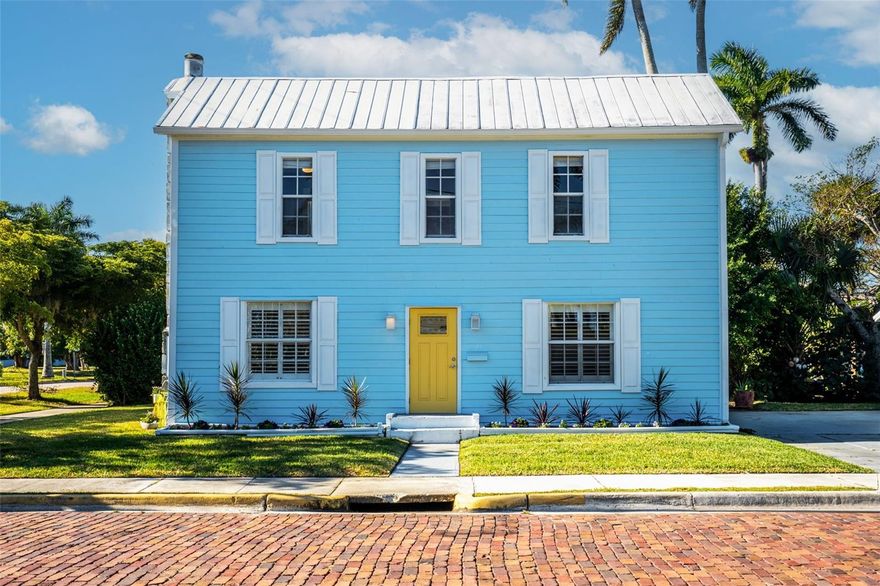 One or more photo(s) has been virtually staged. Fall in love with the magic of Old Florida in this meticulously restored 1901 historic home.  Set in a quaint, walkable town where you are just steps to downtown, restaurants, and Fisherman's Village.  Bright rooms, high ceilings, and modern upgrades- new plumbing, electrical and air conditioning-make it truly move-in ready. The space feels both timeless and refreshed, blending yesterday's soul with today's convenience. And with the river less than a block away, you can enjoy sunsets on the water nightly. This home was thoughtfully redesigned with en-suite bedrooms located on both the main level and upstairs offering flexible living and guest accommodations. Detached structure provides ample additional storage.  This 3 bedroom, 2.5 bath home is an opportunity to own your piece of Punta Gorda history.