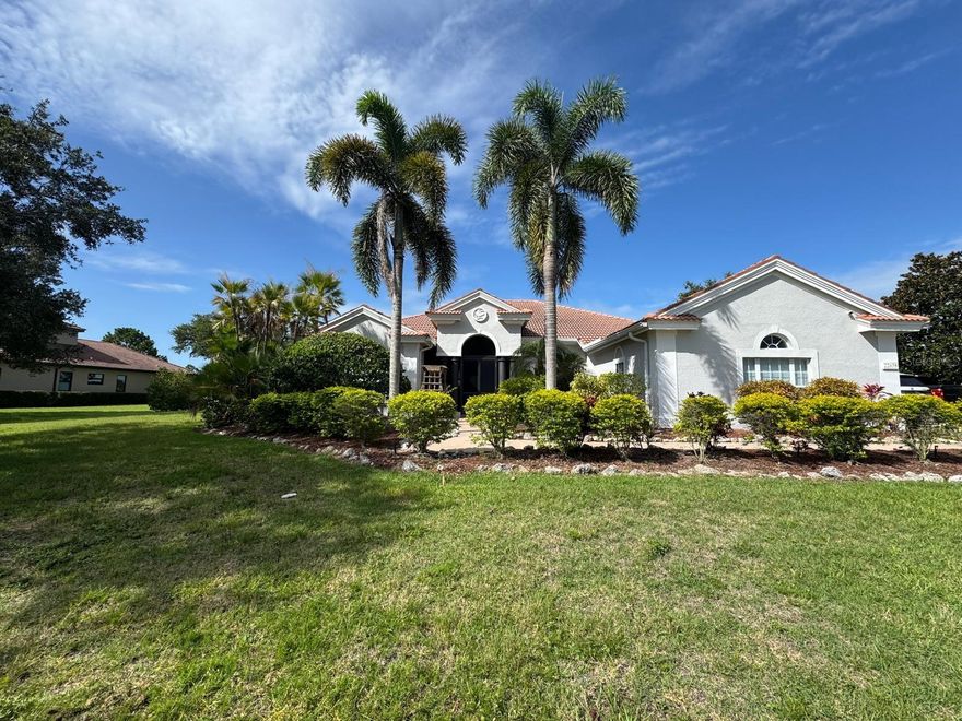 Welcome to this stunning completely remodelled 4-bedroom, 3 bath, 3 car garage, POOL/SPA home on an oversized lot in the highly desirable Preserve at Panther Ridge Community. Driving up to your future home, you will admire the rich curb appeal, lush professional landscaping, oversized driveway, and spacious side-loading 3 car garage. The welcoming elevated double door entryway reveals an open concept floor plan, high ceilings, and ample living space giving your future home an open feel. Inside this home offers crown molding throughout, luxury vinyl flooring, and formal dining! The centrally located kitchen features stainless steel ZLINE appliances, quartz countertops, plenty of cabinet space for storage, closet pantry, and kitchen sink island. This home was designed with privacy in mind with a split bedroom floor plan sure to please the whole family. The Primary's suite offers beautiful crown molding, high ceilings, and private sliding glass doors to the lanai. The en suite bathroom features dual vanities, relaxing soaking tub, walk-in shower, and private water closet. The home also offers three spacious guest bedrooms with high ceilings and plenty of closet space. Enjoy true Florida outdoor living with your spacious paver patio with stunning lakefront views and FULLY SCREENED lanai boasting in-ground POOL with overflow SPA! Your future home provides exclusive privacy and also the entertainment you are looking for!  Close to Lakewood Ranch and downtown, shops, restaurants, top rated schools, and world class beaches. The Panther Ridge community offers walking trails, wildlife and nature preserve, park/playground, and tennis/basketball courts.