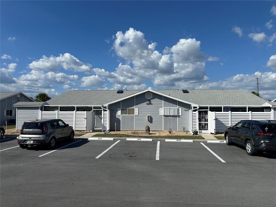 Discover comfort, privacy, and convenience in this 2-bedroom, 2-bath corner condo in the desirable Loveland Courtyards, a non-age-restricted community. Situated in a quiet rear building, this unit offers a spacious 340 square foot of screened lanai and an area for a small green space.

The home features a traditional, functional layout with an open living and dining area, in-residence laundry, generous storage, and walk-in closets in both bedrooms. The community has been recently improved with a brand-new roof and the beautifully landscaped grounds create a welcoming environment.

Residents enjoy two heated pools—with one located within a 2 minute walk and another directly across the street—both within easy walking distance. Additional nearby amenities include the Punta Gorda Moose Lodge, less than a quarter mile away, and the vibrant waterfront dining, entertainment, and marina at Fishermen’s Village, just minutes away. Luxury waterfront dining, shopping, and resort amenities are also nearby at Sunseeker Resort Charlotte Harbor.

The quarterly HOA fee provides excellent value and includes water, sewer, trash, pest control, building insurance, exterior and roof maintenance, and lawn care, allowing for truly low-maintenance living. Conveniently located about 20 minutes from Punta Gorda Airport and roughly 45 minutes from Southwest Florida International Airport, the location is ideal for travel and seasonal living. Baseball fans will appreciate proximity to CoolToday Park (Atlanta Braves spring training) and Charlotte Sports Park (Tampa Bay Rays spring training).

Perfect as a year-round residence, seasonal retreat, or investment opportunity, this condo offers an affordable way to enjoy the relaxed Southwest Florida lifestyle close to beaches, dining, and recreation. This unit does need some cosmetic improvements which would allow you to update to your taste.  Call your Realtor today to schedule an appointment to see!