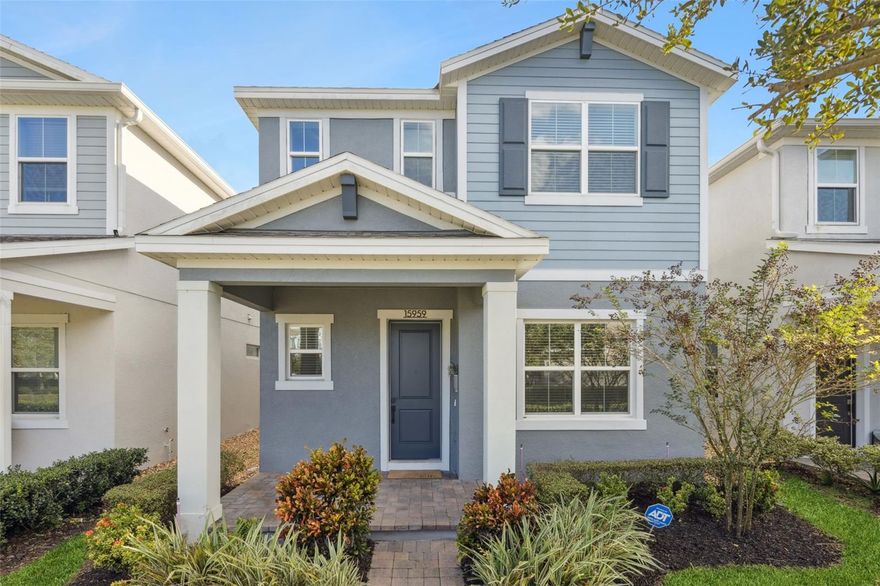 **WINTER GARDEN MOVE-IN READY SINGLE FAMILY HOME ALERT**  **LOCATION -- LOCATION**  **TUCKED AWAY YET JUST MINUTES TO WALT DISNEY WORLD & AMENITIES**  **FOUR BEDROOMS + THREE FULL BATHS -- OVER 2,400 SQFT**  **FIRST FLOOR BEDROOM + BATHROOM SUITE**  **SPECIAL PARK FACING LOT**  **LIKE NEW -- JUST THREE YEARS OLD**  **AVAILABLE FOR QUICK TWO WEEK CLOSING**  Welcome to this stunning move-in ready single family home located in Winter Garden’s highly coveted Winding Bay community.  This like-new home (just three years old!) is located on a very SPECIAL LOT featuring a large community park area directly in front of the home (perfect for pets & play)...space that is yours to use & enjoy WITHOUT mowing, care & maintenance.  The inside of the home features a fantastic & FLEXIBLE open floor plan with FOUR bedrooms and THREE full bathrooms including one bedroom/bathroom combo with walk-in shower located on the FIRST FLOOR.  SPECIAL FEATURES & UPGRADES: Upgraded wood-look tile throughout the first floor.  Additional small private room for storage or work space on first floor.  Surround sound speakers in living room.  Large second story loft space.  The expansive open kitchen is truly the centerpiece of the home.  ENJOY tons of cabinetry and counterspace including a large center island, quartz countertops, custom backsplash, stainless steel appliances, large walk-in pantry, custom pendant lighting...for the professional chef or amateur, you couldn’t ask for more!  ALL APPLIANCES STAY including washer (2025) & dryer.  Lovely primary suite includes a large bathroom with custom floor tile, double vanity & expanded shower and walk-in closet. LIVE the Florida lifestyle outdoors in the large patio lanai…complete with plumbing & pre-wiring ready for an outdoor kitchen.  EASY WALKING DISTANCE to the resort-style community pool area -- LOW HOA FEE of approximately $100 per month provides access to the pool & splashpad, clubhouse/cabana, dog park, playground, park areas & more.  The PERFECT location -- conveniently located to all of the exciting shopping, dining & entertainment of Winter Garden’s Horizon West -- just minutes from Walt Disney World & other area attractions -- minutes from HWY 429 access with easy direct connection to anywhere in Central Florida & beyond -- zoned for top-notch schools including newer Water Spring Elementary/Middle & Horizon High School. Available for quick TWO WEEK CLOSING if desired. WELCOME HOME!