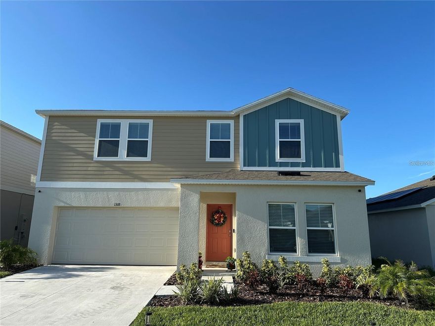 Like-New 5-Bedroom, 3-Bath Home with Solar Panels in the Heart of Haines City!
Welcome to this beautiful, move-in-ready home perfect for growing families or tenants seeking comfort and style. This spacious property offers a private downstairs guest suite, open-concept living area, and a luxurious master suite featuring a dream walk-in closet and dual vanity bath.
Enjoy high-end finishes throughout, including quartz countertops, stainless steel GE appliances (refrigerator, microwave, washer, and dryer included), and energy-efficient upgrades. The home also includes solar panels, helping you save on monthly energy costs while living sustainably.
A whole-house water filtration system provides alkaline water for added health benefits, while the upstairs laundry, 2-car garage, and large patio make everyday living convenient and comfortable.
Located in a prime area near top-rated schools, Publix, gas stations, and restaurants, with easy access to US-27 and I-4. The HOA includes Internet, adding even more value! Schedule Your Private Tour Today!