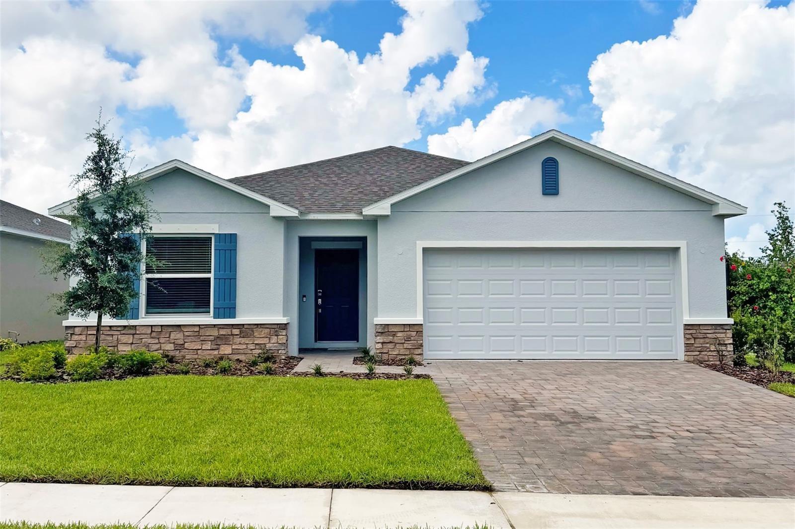 Available Now For Rent! Brand New 2024-built House at Riverfront Estates in Edgewater, FL. This smart and stylish 4-bedroom, 2-bathroom home with a 2-car garage. Open-concept flow of the great room, dining room, and well-equipped kitchen with an island. The kitchen features stainless steel appliances, stone countertops, and ample cabinet storage. Private primary suite at the back of the home with an attached bathroom featuring a dual sink vanity, walk-in closet, shower, and water closet. The three additional bedrooms are accessible from the foyer at the front of the home. Located conveniently close to shopping, restaurants, and schools, this home is nestled in a community with walking trails and sidewalks throughout, ideal for outdoor enthusiasts and families alike. Close to sunny beaches on the East Coast of Florida.