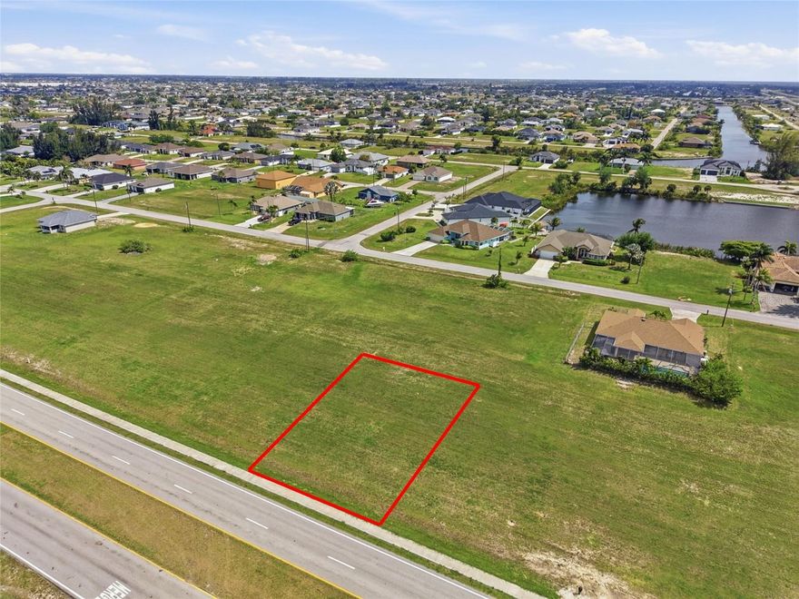 Don’t miss this incredible opportunity to own a buildable vacant lot in a prime Cape Coral location! Situated on Tropicana Parkway W, this property offers easy access while still being close to everything that makes Southwest Florida living so desirable.

You’re just minutes from Burnt Store Rd, providing a straight shot to shopping, dining, and everyday conveniences. Enjoy nearby access to Coral Oaks Golf Course, local parks, and boat ramps- perfect for embracing the outdoor lifestyle Cape Coral is known for. Plus, you’re a short drive to Matlacha for waterfront dining, fishing, and some of the most beautiful sunsets on the Gulf Coast.

Whether you’re looking to build your dream home, a seasonal retreat, or an investment property, this lot offers the flexibility and location to make it happen.

No HOA. Plenty of room to design exactly what you want. Start building your future in sunny Cape Coral today!