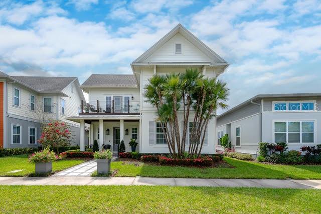 Move in ready one bedroom apartment over a three car garage, alley entrance for privacy. Stainless steel appliances, electronically controlled shades, and granite counter tops highlight the home. Located in sought after Lake Nona Laureate Park with three pools, basketball, sand volleyball, tennis courts, sidewalks, trails, dog parks, playgrounds! AND just one block from the Nona Adventure Park which features a floating Aqua Park, Cable Park for wakeboarding/water skiing, one-of-a-kind 60-foot climbing tower and ropes course, stocked pro shop and bistro serving pizza, flatbreads, salads and sandwiches to hungry adventurers. Less than a mile from all of the Medical City tenants and the 417 tollway for access to Orlando, Disney..... Rent includes Water, Electricity, Internet. Owner is a Florida licensed Real Estate Broker.