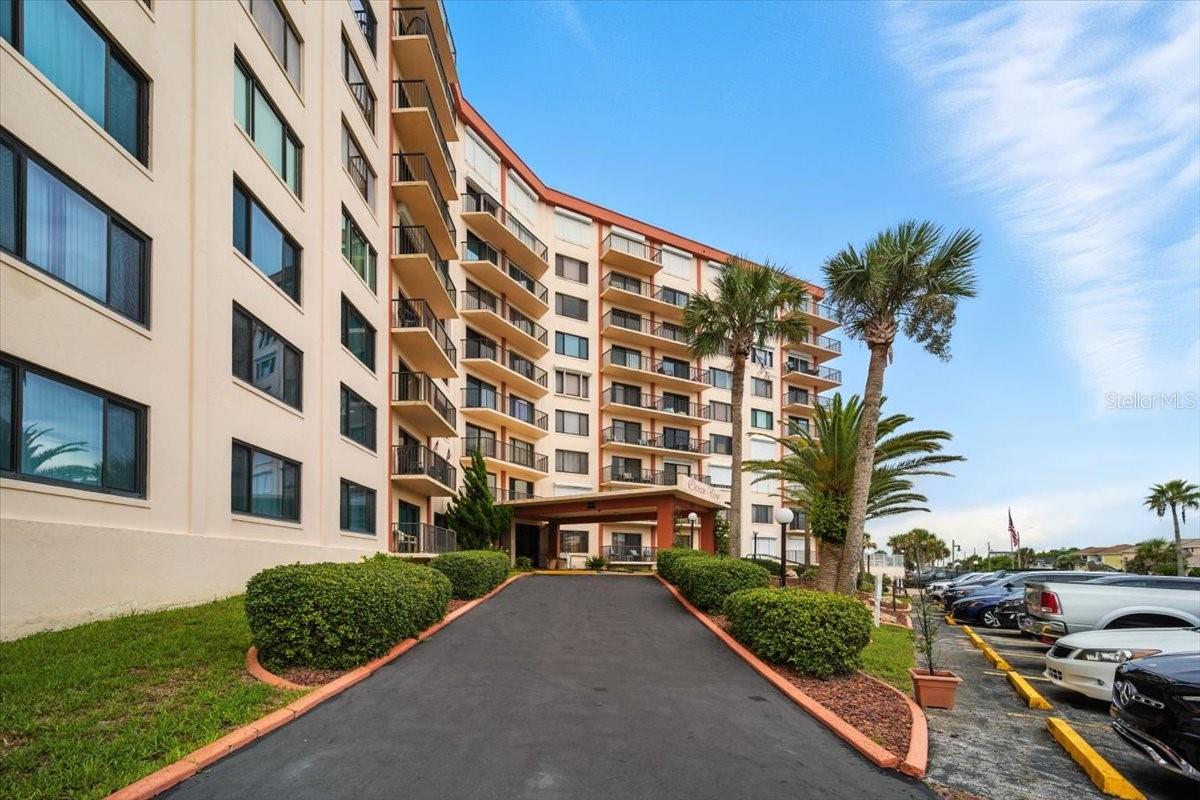 Stunning Oceanfront Condo with Panoramic Views!! Experience coastal living at its finest in this beautifully appointed 3-bedroom, 3-bath condo at Ocean View Manor. This eight-floor corner unit offers sweeping views of the Atlantic Ocean and Intracoastal Waterway from spacious wrap-around balconies, perfect for sunrise coffee or evening sunsets. Inside, you'll find a light-filled open layout with over 1700 sq ft of living space, a kitchen open to the dining area and living room, and three generously sized bedrooms- each with its own bath for privacy and comfort. Ocean View Manor provides amenities including an oceanfront pool with cabana and private access to the beach, fitness room with showers and sauna, workshop area, tennis/pickleball courts, shuffleboard, and a community room for gatherings. Conveniently located just minutes from the charm of Flagler Beach, shops, and dining. Don't miss this rare opportunity to own a piece of paradise where the ocean meets the Intracoastal! Schedule your showing today!!