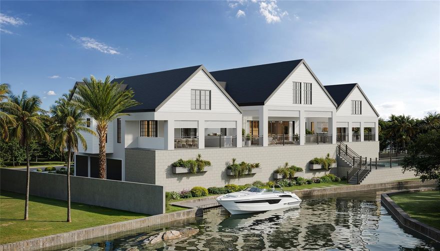 Pre-Construction. To be built. Discover an extraordinary opportunity of an expansive double-lot on North Siesta Key with this new construction, transitional modern-style luxury home by Pham Development. Nestled on an expansive 170 feet of deep water canal frontage, this stunning residence offers 4,353 square feet under air and 15,453 square feet under roof, seamlessly combining timeless architectural elegance with modern refinement. Featuring 5 bedrooms, 5 full bathrooms, and 2 half baths, the home impresses with soaring ceilings, expansive walls of glass, smart appliances, and designer finishes that bathe every space in natural light while showcasing serene water views. Across the canal, lush, meticulously landscaped greenery creates a private and tranquil backdrop for the backyard view. There is also flexibility to customize the finishings and style of the home.

Designed for both comfort and entertaining, the open-concept living spaces flow seamlessly to a resort-style outdoor retreat featuring a spectacular pool with a champagne hot tub spa, a generous pool patio, and a fully equipped outdoor kitchen ideal for alfresco dining. A scenic walking path leads directly to your private dock, equipped with a state-of-the-art electric dock system and accommodating a boat up to 37 feet. Enjoy true deep water canal access with a smooth boat ride out to the bay and Gulf, making this home a dream for boating enthusiasts.

The primary suite is a true private sanctuary, complete with its own dedicated quarters and spa-inspired comforts. A chef’s kitchen anchors the heart of the home, enhanced by modern smart technology throughout, while an impressive 10-car garage provides exceptional space for collectors, car enthusiasts, or additional storage. Every detail of this extraordinary new construction residence has been thoughtfully curated to deliver effortless luxury, serene seclusion, and an unparalleled waterfront living experience.