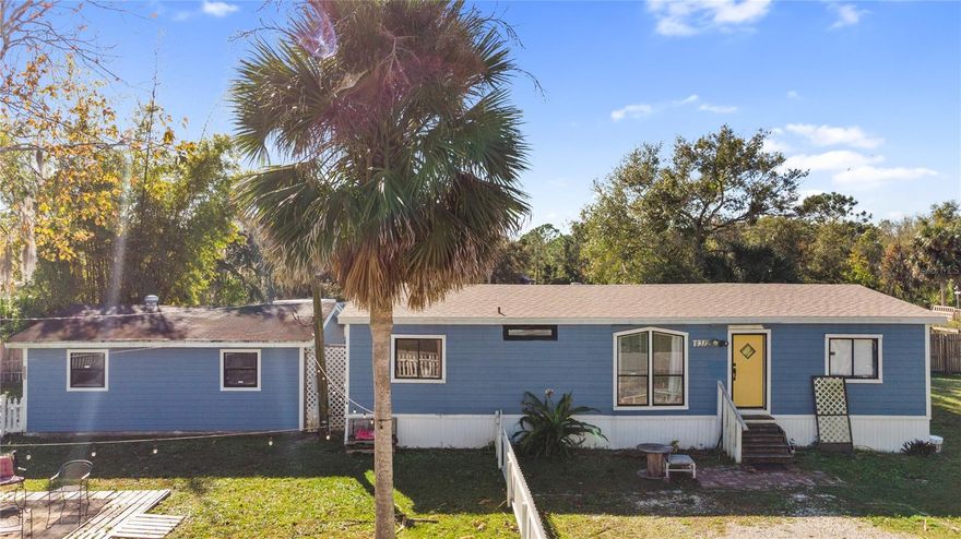 Come and see this inviting 3-bedroom, 2-bath home in East Orlando! The interior has been extensively renovated, beginning with new
insulation, drywall, texture, and fresh paint throughout. The home measures approximately 48 ft x 25 ft (1,200 sq ft), although public records
reflect 1,104 sq ft. The kitchen was fully remodeled in December 2017, featuring oak cabinets, new countertops, sink, faucets, and stainless
steel appliances. Laminate flooring was installed in the kitchen, dining room, living room, laundry room, and hallway (July 2024), with all
bedrooms updated with laminate flooring in October 2016.  The home includes a 2-car garage with a concrete slab and full electricity,
along with a large, fully fenced yard and abundant parking. Parking features include a 3-car parking pad with 30,000 lbs of crushed white rock,
additional concrete parking in front of the garage, and an attached carport. Additional upgrades include: • New A/C unit and ductwork
(September 2017) • New water heater (October 2024) • New water softener (November 2017) • New ceiling fans with lights, light fixtures,
outlets, and switches throughout • New roof installed in 2024 The main bathroom was completely remodeled in December 2017, featuring a
large walk-in shower, new tile, toilet, vanity, sink, and fixtures. Mechanical updates include a new well pressure tank (October 2023), a well
pump approximately 2 years old, and a rebuilt septic drain field (Aug 2017). This well-maintained home offers generous space, functionality, and extensive upgrades—ready for its next owner!