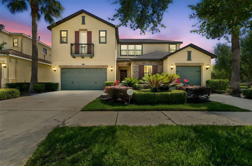 Welcome home~ The Retreat at Carrollwood, an exclusive gated community in the heart of Lake Magdalene/Carrollwood. This 5-bedroom, 4-bath open floor plan home features over 3,700 square feet on a conservation lot. Inside, you’ll find gorgeous wood floors, plantation shutters, custom wrought iron staircase, and a large backyard with plenty of privacy. The chef’s kitchen is perfect for entertaining and gathering while overlooking the family room. The primary suite is conveniently located on the first floor and three bedrooms are upstairs, including a spacious loft! This beautiful property also features an amazing pool and spa with plenty of deck space—ideal for relaxing or entertaining. The layout of this home is designed with both everyday living and hosting with ease. The backyard and gorgeous pool area is where this property truly shines, perfect for relaxing weekends, gathering with friends and family or simply enjoying the open space and natural surroundings. This home is truly move in ready, perfect location to Carrollwood Day School, 5 minutes to I- 275, Tampa International Airport, downtown Tampa, and Midtown! Please call today for your private showing.
