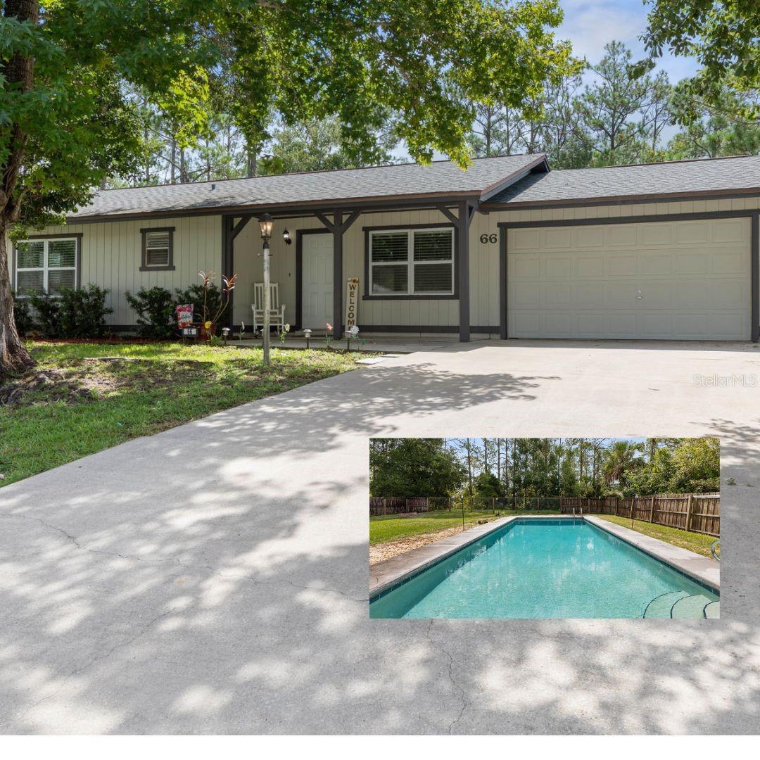 Adorable 2 bedroom, 2 bath home with a large lap pool and a fully fenced backyard overlooking a freshwater canal. Roof 2015, HVAC 2018, and termite bond provide peace of mind. The kitchen features granite counters and updated dark wood cabinets. Nice-sized bedrooms offer comfort and flexibility. Enjoy Florida living with your private pool, canal views, and a yard perfect for entertaining or relaxing.
Well priced pool home, cute and updated - great for first time homebuyers or relocating and looking to relax, with little to maintain but lots to enjoy!