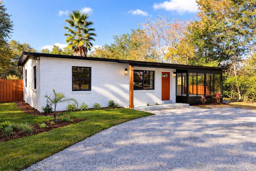 One or more photo(s) has been virtually staged. NO HOA Welcome to this beautifully renovated 2-bedroom, 1-bath home perfectly located just minutes from I-4. This charming property has been fully updated, featuring a brand-new roof, new A/C system, modern kitchen with new finishes, updated bathroom, and stylish new flooring throughout. Move-in ready and ideal for first-time buyers, downsizers, or investors looking for a turnkey property. Conveniently located short distance to shopping, dining, and major highways — this home offers both comfort and convenience in one perfect package.