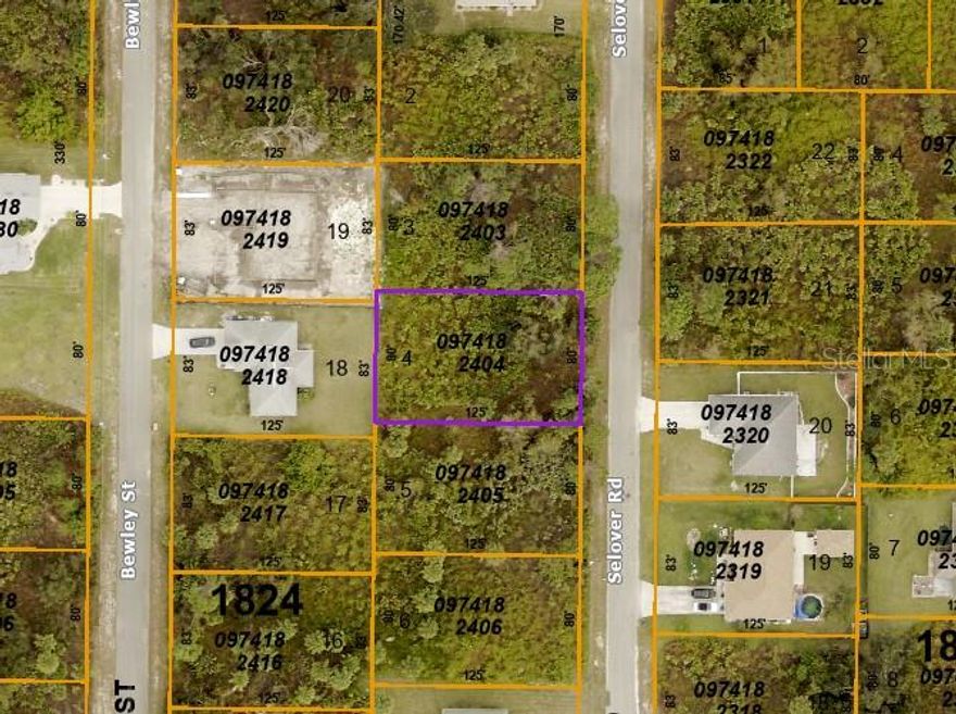 **NO HOA**  **NO Flood Zone**  This is the perfect site to build your new on.  Adjacent lot MLS#C7495668 Lot 3 Selover Rd is also available for purchase to add to your property.  Short drive to I75, Sarasota, Fort Myers, local beaches, Warm Mineral Springs, Tampa Bay Rays baseball stadium, Atlanta Braves baseball stadium,  Allegiant Airlines Sunseeker Resort, dining, shopping and more.  The local builder research has been completed for you and ready to assist you in choosing a builder for your Florida Home.
Please note that while all information is considered reliable, it is advisable for the buyer to verify all details for themselves.