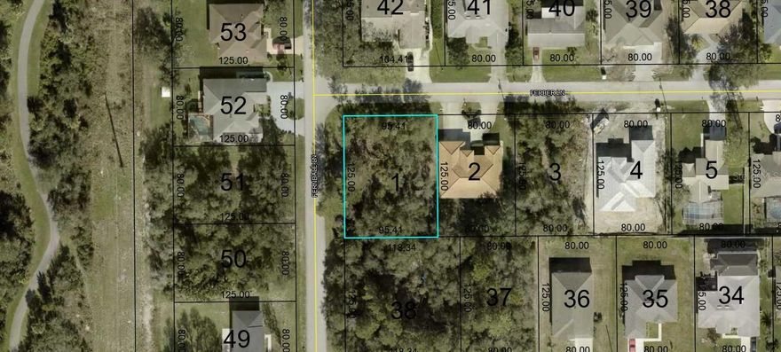 Nice corner lot in desirable area of Palm Harbor also known as the "F " section of Palm Coast. Walking distance to Matanzas High School and located close to shopping, medical , banks, and restaurants. Near by walking/jogging trails. Quick access to I-95 for ease of commuting North or South. Flagler Beach is 15 miles away. No HOA nor CDD fees.