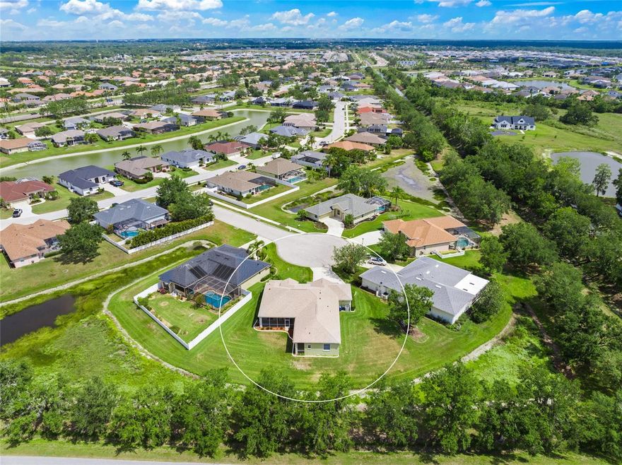 This is the one * 'A' RATED SCHOOL DISTRICT INCLUDES TATUM ELEMENTARY * A TRUE 4 BEDROOM & 3 BATH HOME * 3 Car Garage with a NEW EPOXY FLOORING * NEW A/C MAY 2025 * NEW ROOF 2021 * Formal Living Room & Formal Dining Room * NEW Chef's Kitchen with NEW SOLID WOOD CABINETS, NEW CENTER ISLAND, and NEW QUARTZ COUNTERS * The Kitchen is open to the SPACIOUS Family Room * The 3 FULL Baths have been lovingly renovated * NEW LUXURY VINYL FLOORING * NEW INTERIOR + EXTERIOR PAINT * One Bathroom features a walk-in tub with hydro massage jets and a seat that is ultra low for stepping in & out and there is also a shower feature * 4th Bedroom is 
17x13 PLUS a Full Bath with a separate & PRIVATE LANAI * 
 Split Plan Design * Volume Ceilings * Tray Ceilings * LARGE Covered Lanai * HUGE Backyard * Room for a Pool *  * This home was renovated following hurricane repairs in 2024 * THIS THOUGHTFULLY REIMAGINED HOME IS READY FOR YOUR FAMILY - ALL THE RENOVATIONS ARE DONE - ALL YOU HAVE TO DO IS MOVE IN! *  Large Liberty Safe and the 2 flat panel TVs are to be included with the sale * 
Quiet cul de sac location * NO THROUGH TRAFFIC * Country feel yet 5 minutes to the NEW Publix shopping plaza & Rothenbach Park * 20 minute drive to Siesta Key Beach or UTC Mall * "A" RATED SCHOOL DISTRICT * One look & you'll fall in love *