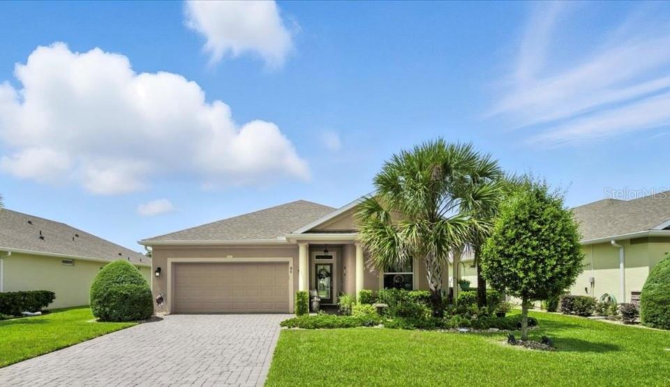 Welcome to Park Place, a quiet 55+ gated community where comfort, privacy, and convenience come together. This well-kept 2-bedroom, 2-bath home offers 1,885 sq. ft. of living space with an open layout and an attached 2-car garage.
Located on Long Pond View, this property is one of the few in the neighborhood with a stunning sunset water view. Homes here are also set farther apart, giving you extra privacy. Relax in the covered, screened lanai with ceramic tile flooring, a ceiling fan, and peaceful views of the water.
Inside, the home is exceptionally clean, smoke- and pet-free, and equipped with solar panels to help lower electric costs. Hurricane shutters protect all windows and doors, while window shades throughout add comfort and efficiency.
The HOA is $230 a month and includes full yard maintenance plus a Spectrum Platinum TV and internet package. Residents enjoy resort-style amenities including a heated pool, cabana, shuffleboard, bocce, corn hole, and a putting green—perfect for staying active or connecting with neighbors.
Blending comfort, low-maintenance living, and rare water views, this home is ready to welcome you to your next chapter.