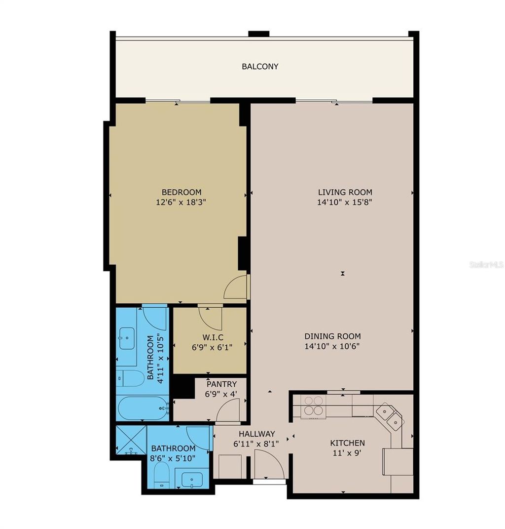 Photo of 101 S Gulfstream Avenue #16C, Sarasota, FL 34236 (MLS # A4652283)