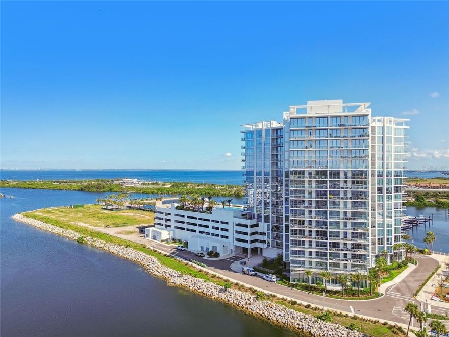 One or more photo(s) has been virtually staged. Presenting this stunning waterfront luxury high-rise in Tampa that I believe will exceed your expectations in terms of location, building quality, and unit features. Located on the 15th floor, this spacious 3 Bedroom unit also includes a Media Room which can be utilized as a 4th bedroom if needed. The unit offers breathtaking views of Tampa Bay, the City of Tampa, and St. Pete. As you enter through your private foyer and step into the double doors, you will find yourself in your dream home. The modern galley kitchen is equipped with top-of-the-line appliances and features a large countertop height quartz topped island overlooking a spacious Great room. The floor to ceiling windows throughout the unit provide abundant natural light and awe-inspiring sunsets. 

Additionally, there is a full-length balcony spanning over 300+ square feet, accessible from both the Owners Suite and the Great room. The Owners Suite offers not only access to the balcony but also two closets, an executive bath with a European style double vanity, and a separate tub in the shower glass space. The two secondary bedrooms also boast floor-to-ceiling views and share a jack and jill bathroom. The Media room, set away from the main living space, can be used as a man-cave, she-shack, theater, or an additional bedroom, and the 3rd full bath and laundry room with utility sink are near. Some notable features of this unit include wood look tile throughout all main areas, 10' ceilings, two parking spaces, and assigned storage space. 


Moreover, Marina Pointe offers an array of resort-style amenities such as a steam room, heated pool and hot tub with day beds, outdoor pavilion with a summer kitchen and gas grills, a dog walk, a business and wellness center, a billiards room, a virtual golf simulator, a catering kitchen, and a 24/7 onsite concierge. If you are interested, there is also an opportunity to purchase a boat slip separately. Imagine having your own private marina just steps away. I highly recommend scheduling a visit to experience the beauty and luxury of this waterfront high-rise firsthand. Please let me know if you would like more information or would like to arrange a tour. I am confident that you will be impressed with what this property has to offer.