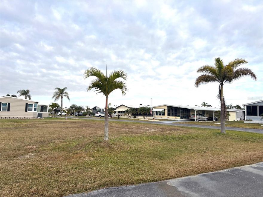 Vacant lot in a vibrant 55+ community!  La Casa offers the ultimate Florida lifestyle.  We have 974 homes nestled among a variety of native trees with spacious common grounds surrounding our eight lakes.  Located between Sarasota and Fort Myers, this is a boater's dream with access to the Gulf of Mexico. It is convenient for shopping, sightseeing, golfing, fishing, and boating, as well as all the culture and elegance the Southwest Florida area is noted for. La Casa may have the best pools in the area. Our crown jewel is an extremely large, 40 X 60-foot swimming pool that is kept at a perfect 87 degrees. Our smaller 20 x 40 pool is quietly nestled between the clubhouse and the Activity Building. Both pools have adjacent hot tubs which are ideal for soaking muscles that are tired from golfing or tennis. Wireless Internet (Wi-Fi) is available at the Clubhouse, Activity Building, and Recreation Hall area where these pools & spas are located, so you can catch some rays while you catch up on your email! Sound enticing? Come for a visit to this self-contained oasis and see for yourself why La Casa is the ultimate destination for both snowbirds and year-round residents!
