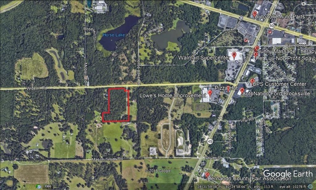 Photo of 00 Wiscon Road, Brooksville, FL 34601 (MLS # W7812217)