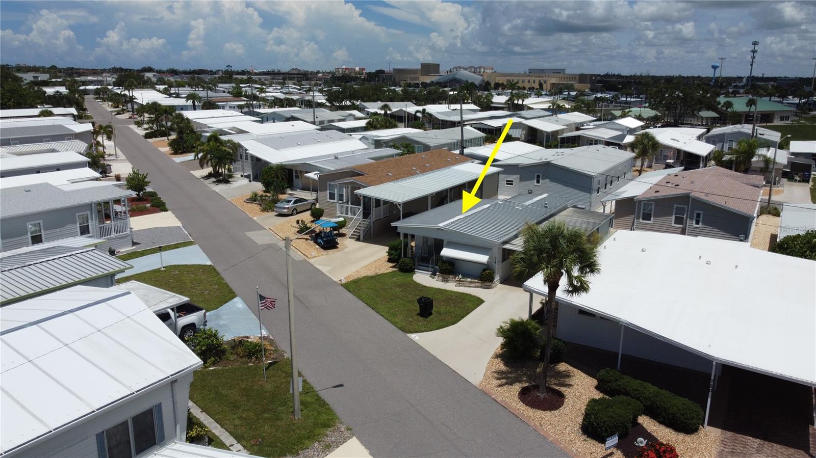 Island living in Venice! This 1 Bedroom / 1 Bathroom is a quaint getaway in the convenient Country Club Estates community. Boat slips are available for rent from the HOA within the community’s private harbor on the Intracoastal Waterway and access to the Gulf in just a few minutes. Two clubhouses, gives you access to numerous amenities: heated pool, fitness center, game room, craft room, shuffleboard, tennis courts and pickle ball courts. Located a few blocks from Beautiful Historic Downtown Venice and its array of shops and restaurants and only minutes from Gulf Coast beaches or easily connect to the Venetian Waterway Park, a concrete paved trail along the Intracoastal Waterway, providing a great area for walking and biking. Home is being sold furnished. Washer & Dryer are in the utility shed by carport. Unit Square Footage is reflective of tax records, but previous MLS listings report bigger.