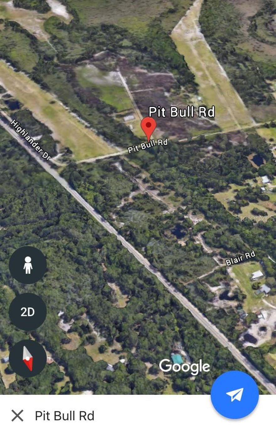 5 ACRE PARCEL in the community of Tully RV and Air Park. (see Google). Air Port number 2FD6 . Formerly called Highlander Air Strip. Legal and physical access to a functional and usable air airstrip. For $99,900!!!!
28 minutes and 15 miles from the beach. Electricity is available. Csble service is available. The 5 acre parcel is on Magda Lane which runs south from Pit Bull Road. One would taxi along Magda Lane 300 ft to Pit Bull Road . Then approx 300 ft east to the air strip. Land is for residential use. Seller will consider holding financing. !!!!! There are CCR docs. No Maintenance fee at this time although docs state that there will be a fee of $100 monthly for upkeep of taxiways and airstrip; Cleared: Partial