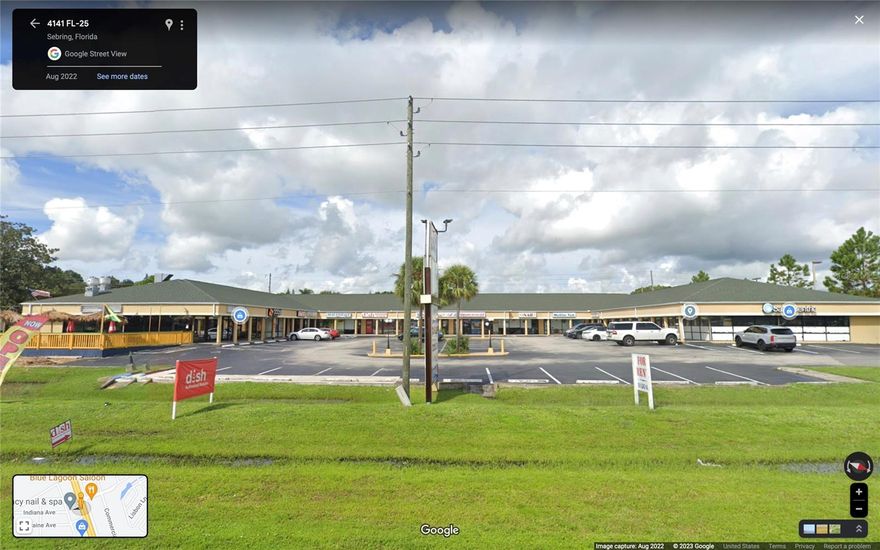 TANNING SPA FOR LEASE! Single unit available in popular shopping center on US 27 in Sebring. Includes equipment already in unit. Does not include tax or utilities. Great visibility and opportunity for expansion or a start up in one of Sebring's busiest locations! Schedule a tour and get this secured today.