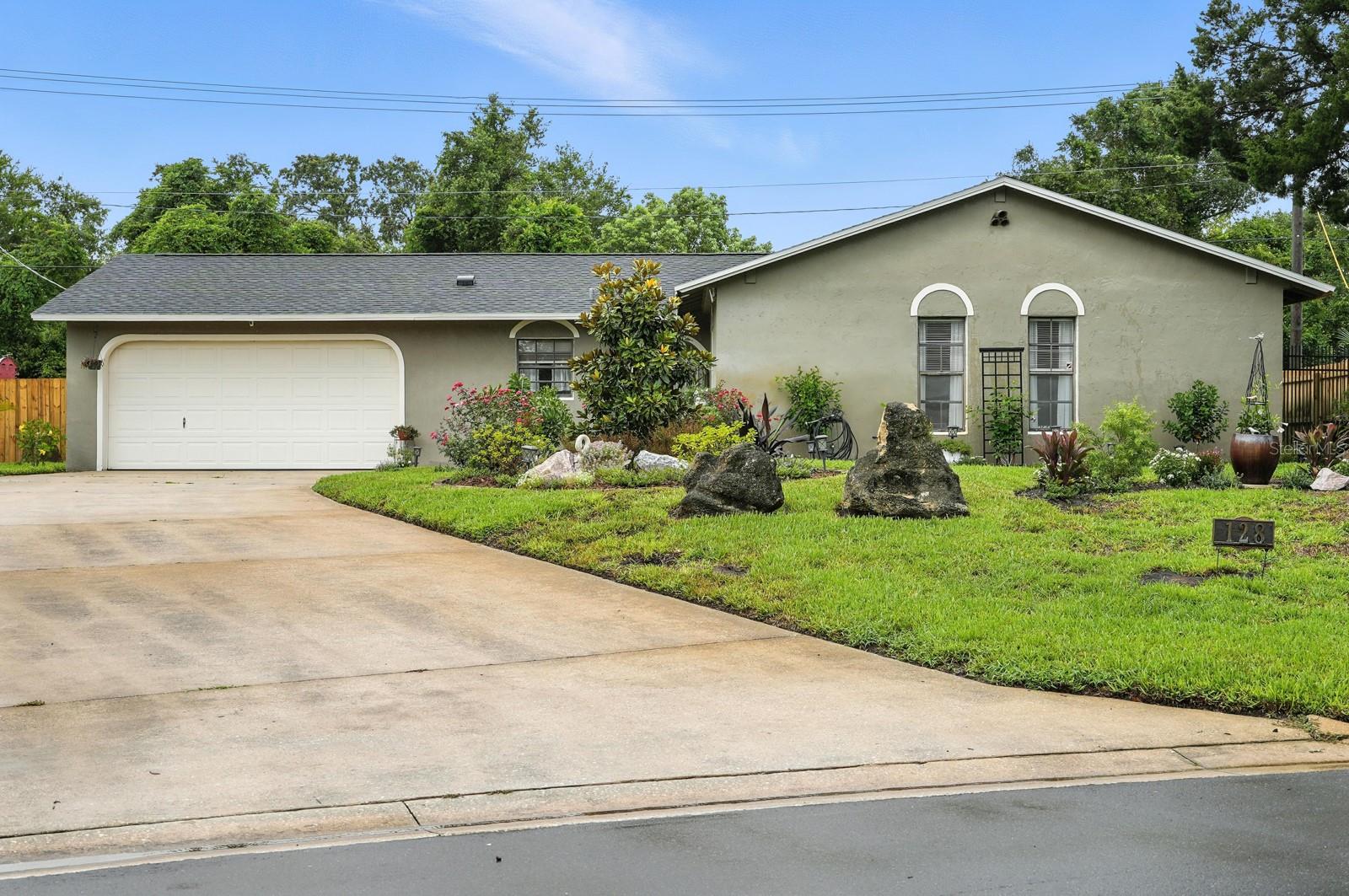 New items just installed in 2025: Privacy fence on both sides of the house, new stove and microwave, hot water heater, utility tub, ceiling fans, HVAC, and roof.
Welcome to this beautifully refreshed 3-bedroom, 2-bath home nestled in the heart of Ormond Beach’s sought-after Fiesta Heights neighborhood. Set on a private, elevated parcel with direct access to scenic walking and biking trails, this residence blends comfort, style, and convenience. Freshly Painted Interior with a bright, open floor plan that feels airy and inviting. Updated Bathrooms featuring modern finishes and thoughtful design. Expansive Florida Room with sliding glass doors that flood the space with natural light—perfect for relaxing or entertaining. New Landscaping enhances curb appeal and creates a serene outdoor setting. Island Kitchen opens to the great room, seamlessly connecting living and dining spaces. Enjoy the tranquility of a low-traffic neighborhood just minutes from the beach, top-rated schools, and vibrant local amenities. A private backyard gate offers direct access to The Trails Shopping Center, with boutique shops, dining, and a new Publix just a short stroll away. This move-in-ready gem is a rare find, offering both modern updates and an unbeatable location. Ready to make it yours? Let’s talk next steps.