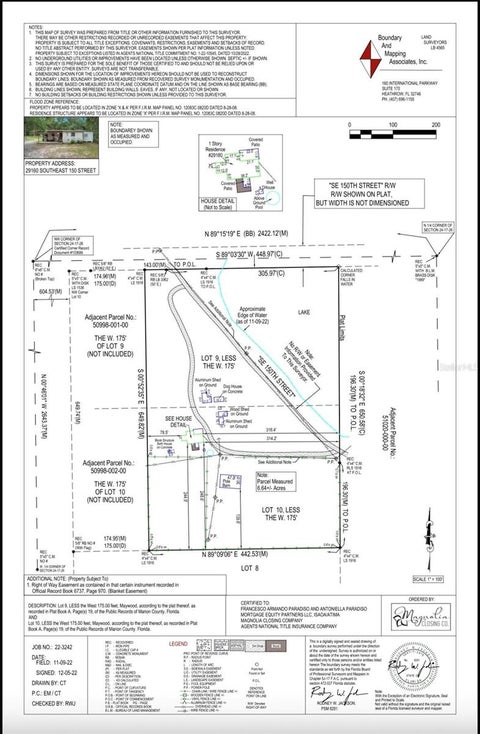 Tiny photo for 29160 SE 150th Street, Altoona, FL 32702 (MLS # O6430091)