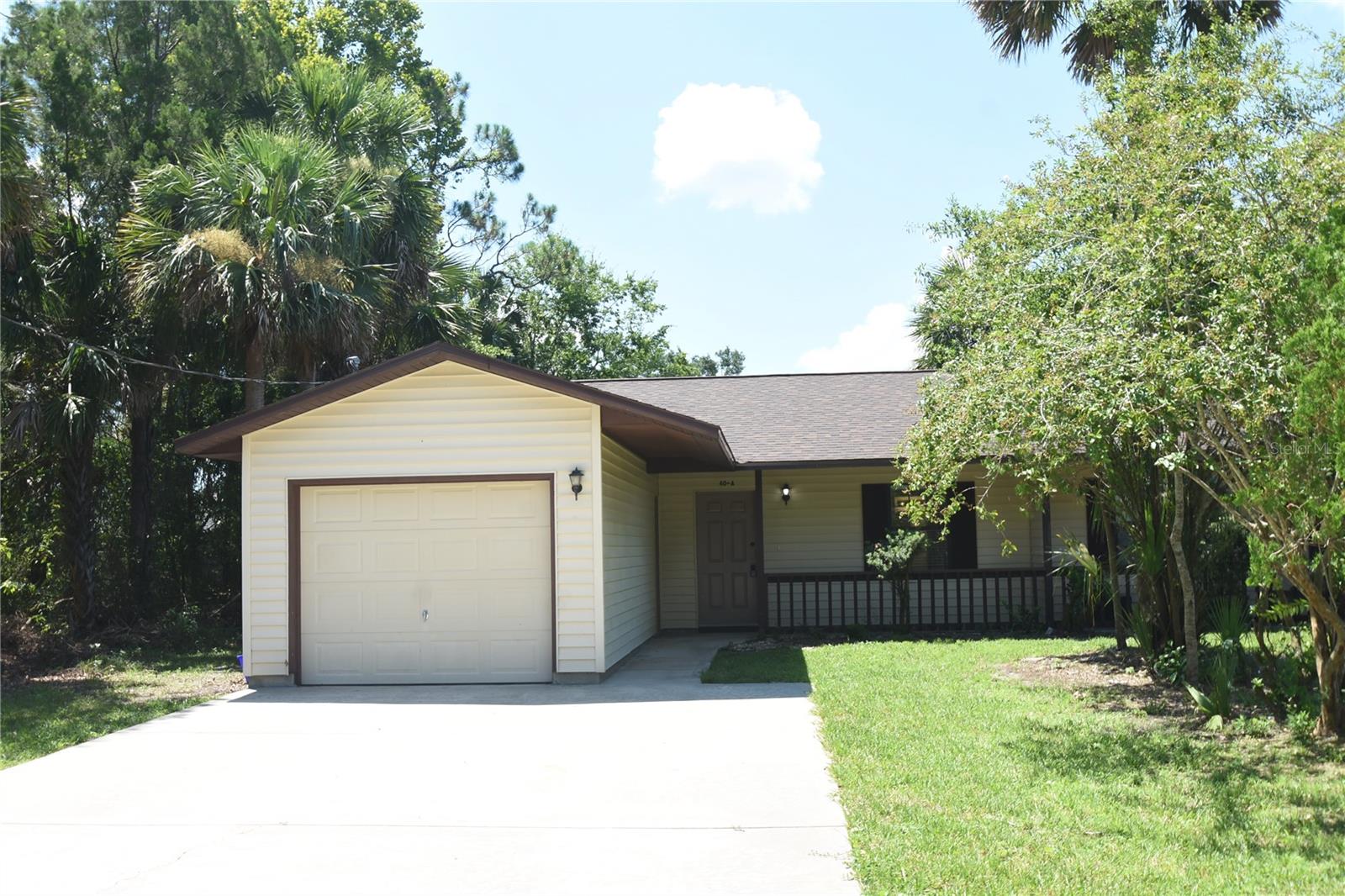 Deposit free living (for qualified renters through Obligo). Lawn care included. Graced with charm and comfort, 40 Prosperity Lane, Unit A, Palm Coast, FL, offers a serene retreat in a vibrant community. This delightful duplex, with two spacious bedrooms, perfectly balances functionality with style, inviting you to experience a cozy and harmonious living environment. The open floor plan seamlessly connects the living areas, allowing natural light to flood the 915 sq ft space, creating a warm and inviting atmosphere. With a full bath and an additional half bath, convenience is at your fingertips, making daily routines a breeze. Whether you're preparing meals or entertaining guests, the thoughtfully designed kitchen provides a hub for culinary creativity and social gatherings. Nestled in a tranquil neighborhood, this home promises both peace and accessibility to local amenities. Imagine beginning your day with a cup of coffee on your private patio, embraced by the soothing Florida breeze. The property’s location in Palm Coast provides a perfect blend of coastal living and urban conveniences. Discover the joy of living in a place where every detail is crafted to enhance your lifestyle. Welcome to 40 Prosperity Lane, Unit A—your new haven of happiness and tranquility. Learn more about the benefits of deposit-free living here:
See the Obligo brochure https://depositfree.myobligo.com/hubfs/Partner%20Resource%20Center%20(Obligo%20x%20Buildium)/Tenant%20Brochure.pdf