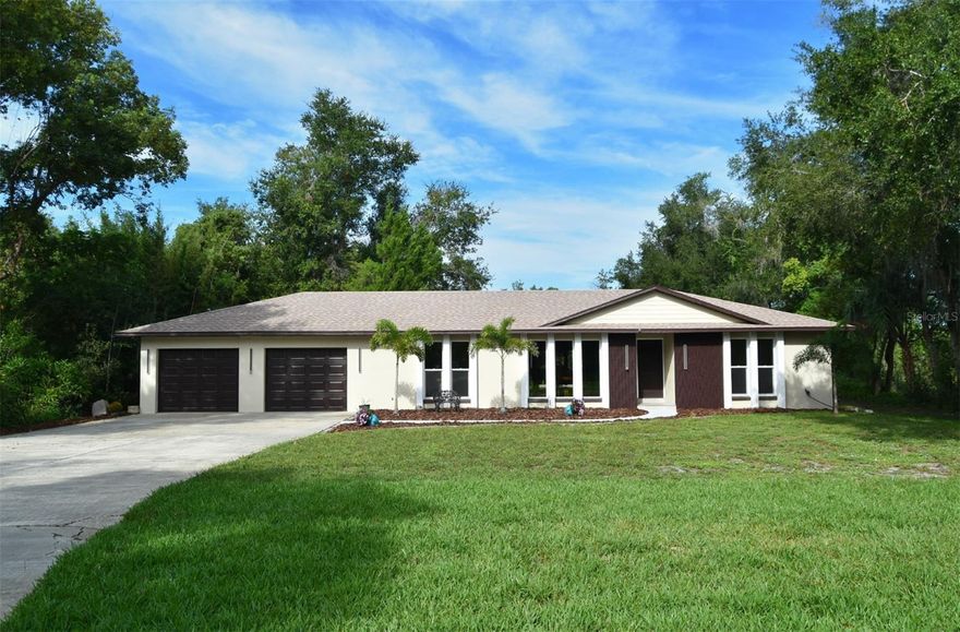 ONE OF A KIND! Stunning Renovated Lakefront Home on Private Peninsula – Rare opportunity to own a beautifully updated lakefront home on a private peninsula in Winter Springs! Surrounded by water on three sides, this 4-bedroom, 2-bath home offers unmatched privacy and lake views throughout. Recently renovated with new flooring, modern kitchen with stainless steel appliances and quartz countertops, updated bathrooms, fresh interior/exterior paint, new lighting, and newer HVAC. The open floor plan is filled with natural light and perfect for entertaining or relaxing lakeside. Enjoy the outdoors with a spacious backyard, mature landscaping, and direct lake access—ideal for fishing, kayaking, or sunset watching. Located in a quiet street with top-rated Seminole County schools, this one-of-a-kind lakefront retreat is move-in ready.
Don't miss this unique waterfront gem—schedule your showing today!