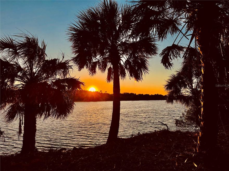 Just listed! SPECTACULAR SUNSETS FOREVER!!!! The WESTERN BANK OF THE INTRACOASTAL WATERWAY directly across from this property is VACANT Governmental  Land, This Ideal "Direct Intracoastal Waterfront Lot" has 97' front feet on this deep wide portion of the ICW, Ready to build on with minimal lot preparation, We can put you in touch with builders that specialize "Waterfront Masterpiece Homes".  The bulkhead is composed of "Coquina Bolders" which is a Florida natural shell/limestone rock prized for it's appealing golden color with little to no maintenance. Over 30 palm trees and a giant Hammock Oak for lots of shade. Build your custom Florida Lifestyle Home here in beautiful Ormond Beach, Florida. No problem to build a dock with a boathouse. Walk to the beach in 5 minutes or take your golf cart. Living at this address captures everything Florida Living offers at an affordable price point. 
Ride by and take a look!