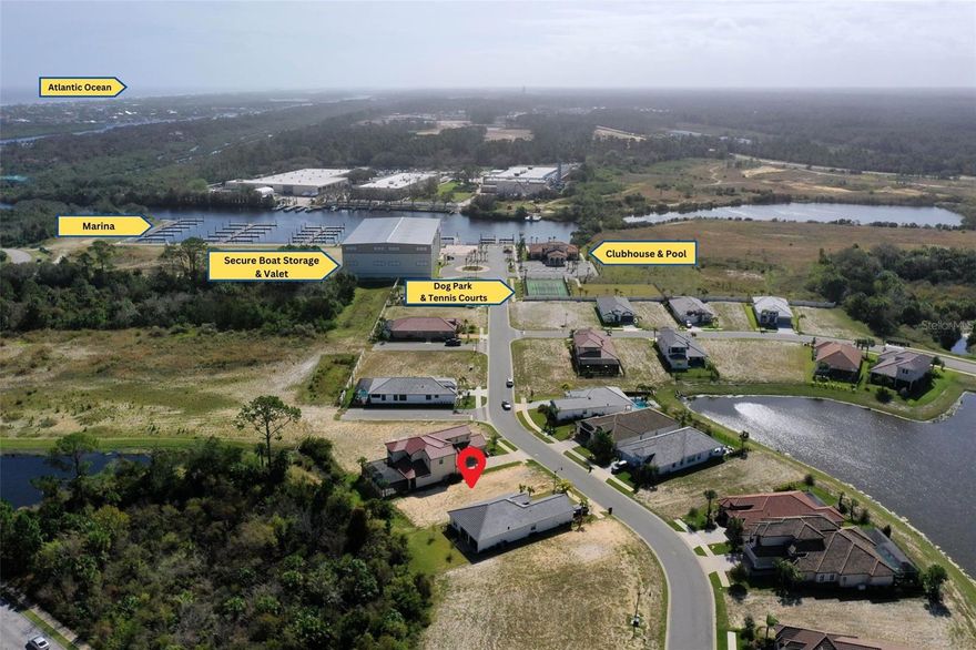 BUYER APPROVED! OWNER FINANCING AVAILABLE! 10,000 DOWN, 3.9 perc INTEREST. STORE YOUR BOAT TODAY - BUILD LATER! Newly Developed Marina Del Palma sits off the Matanzas River great for those boat goers. Easily store your boat in Marina Del Palma's very own Dry Dock Marina. Want to go out on the river? They have an app for that! Notify the marina and they will put your boat in the water for you and provide a bag of ice for that fresh catch of the day. After a boat trip on the river, enjoy the clubhouse and community pool. All that's next to do is build your dream home. This vacant lot on Del Palma is ready for you. A survey is available to start planning! HURRY NOW BEFORE THE NEXT BOATER DOES!