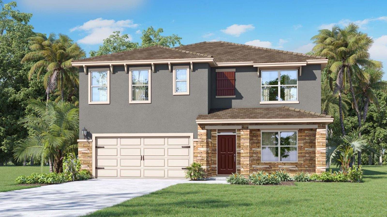 Under Construction. Come see this open concept 2 story home with a huge upstairs primary bedroom with two walk-in closets. There's a 1st floor bedroom & full bathroom as well as a flex room. The kitchen is open to the family room and offers a separate island that has loads of preparation surface and a breakfast bar for meals or snack-time. Upstairs is a 12 x 12 second 2nd living room/loft with plenty of space enjoy movies and games. You can control your home with our included "Home Is Connected" Smart Home package. Save Money with this block constructed, energy efficient new home complete with Builder's Warranty. Photos are of similar model but not that of exact home. Contact us for more information and to schedule an appointment today!! *Photos are of similar model but not that of the exact house. Pictures, photographs, colors, features, and sizes are for illustration purposes only and will vary from the homes as built. Home and community information including pricing, included features, terms, availability, and amenities are subject to change and prior sale at any time without notice or obligation. Please note that no representations or warranties are made regarding school districts or school assignments; you should conduct your own investigation regarding current and future schools and school boundaries.*