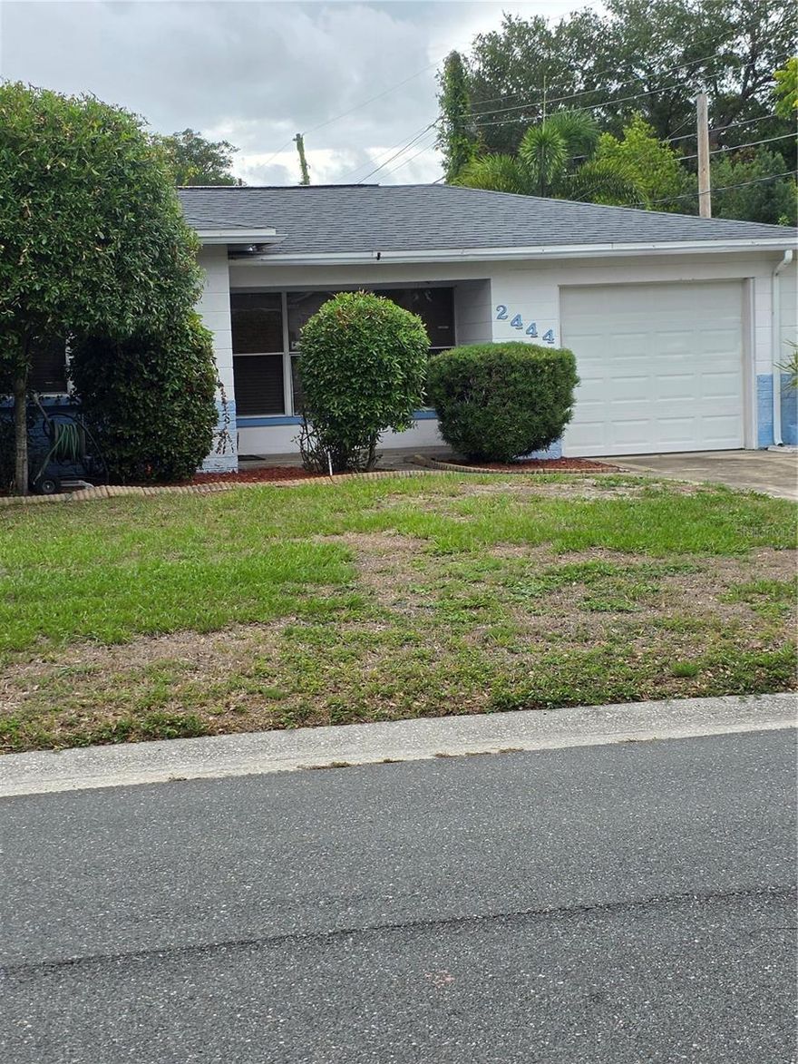 This 3-bedroom, 2-bath St. Pete home presents a standout opportunity for both investors and first-time buyers looking to build equity in one of the city’s
most desirable neighborhoods. With no history of water intrusion, a non-flood zone location, and situated on an oversized corner lot, this property
offers peace of mind along with exceptional future potential. The fenced-in yard provides privacy and generous outdoor space for pets, entertaining, or
future enhancements. Already zoned and approved for an additional dwelling unit (ADU) the possibilities are wide open for expansion,
multigenerational living, or maximizing long-term value! Major improvements include, newer AC system. Inside, a versatile bonus room offers the
flexibility to easily convert into a third bedroom with its own private entrance, creating additional space for guests, a home office, or extended living.
This prime location places you just minutes from Downtown St. Pete, Central Avenue’s vibrant dining and arts scene, and local favorites like Mazzaro’s
Italian Market. Enjoy convenient access to Tyrone Square Mall, neighborhood parks, schools, and the stunning Gulf beaches, all while being tucked
into one of St. Pete’s most exciting growth corridors. With a motivated seller, this is an exceptional opportunity to secure a property with flexibility,
location, and strong future upside!