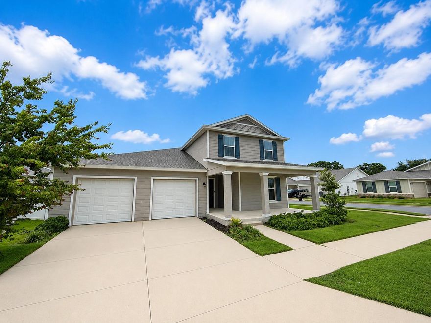 One or more photo(s) has been virtually staged. Experience elevated Florida living in this newly built 2023 home located at 7045 SW 65th St, Ocala, FL — a spacious and thoughtfully designed home offering the perfect balance of comfort, flexibility, and modern style. Situated on an expansive corner lot, this residence stands out with its enhanced outdoor space, added privacy, and impressive curb appeal within a vibrant amenity-rich community.

Designed with both functionality and everyday living in mind, the home features 5 generously sized bedrooms and 3.5 bathrooms across a bright and expansive layout. The main level offers exceptionally spacious living areas throughout, creating a seamless flow between gathering spaces, dining, and relaxation zones. Whether for entertaining guests or accommodating a growing household, the large-scale ground floor delivers the openness and versatility today’s renters are looking for.

The split-bedroom floor plan adds a sense of privacy and convenience, while the primary suite serves as a true retreat with its large bedroom space and full-sized ensuite bathroom designed for comfort and ease. A standout feature of this home is the flexible second-floor space, ideal for conversion into a private entertainment lounge, game room, media area, home office, or secondary family room.

The rear lanai extends the living experience outdoors, providing a relaxing covered area perfect for outdoor dining, quiet mornings, or weekend gatherings. The oversized lot further enhances the property’s appeal by offering more breathing room and outdoor potential than many neighboring homes.

Another rare and highly practical feature is the climate-controlled storage room connected to the garage. This dedicated space is ideal for protecting temperature-sensitive belongings, organizing seasonal storage, creating a hobby workspace, storing fitness equipment, or maintaining a clean and functional extension of the home year-round.

Residents will also enjoy access to outstanding community amenities including a resort-style swimming pool, fitness center, and playgrounds — all contributing to an active and connected lifestyle within the neighborhood.

Combining modern construction, spacious interiors, flexible living areas, and premium community features, this Ocala lease home offers a unique opportunity to enjoy comfort, functionality, and contemporary living in one exceptional property.

***Available June 15th onwards.***

All residents are enrolled in the Resident Benefits Package (RBP) for $59.00/month which includes liability insurance, credit building to help boost the resident's credit score with timely rent payments, up to $1M Identity Theft Protection, move-in concierge service making utility connection and home service setup a breeze during your move-in, our best-in-class resident rewards program, on-demand pest control, HVAC filters, and much more! More details upon application.

This property offers an option of a security deposit-free lease using Obligos billing authorization technology for qualified tenants.

Non-refundable application fee of $80 per person above the age of 18 years of age. One time admin fee of $295 for approved application.