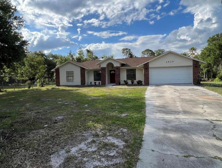 Absolutely beautiful fully updated home with an open floor plan and high ceilings. You will enter your new rental home and be very impressed, no expense was spared, it has a brand-new kitchen with a large center island with upgraded granite countertops and chef's faucet. This open floor plan is prefect for entertaining. There is a breakfast nook along with a separate dining room. Island is so large it can used for large gathering and eating there too. All appliances are also brand- new. Master bedroom is very large and overlooks the back yard, the master bathroom is spa like. Brand-new Ac and washer and dryer. Commercial vehicles are allowed. No water bills. Call today for your private showing won't last long. Commercial vehicle allowed RV and a boat are permitted.