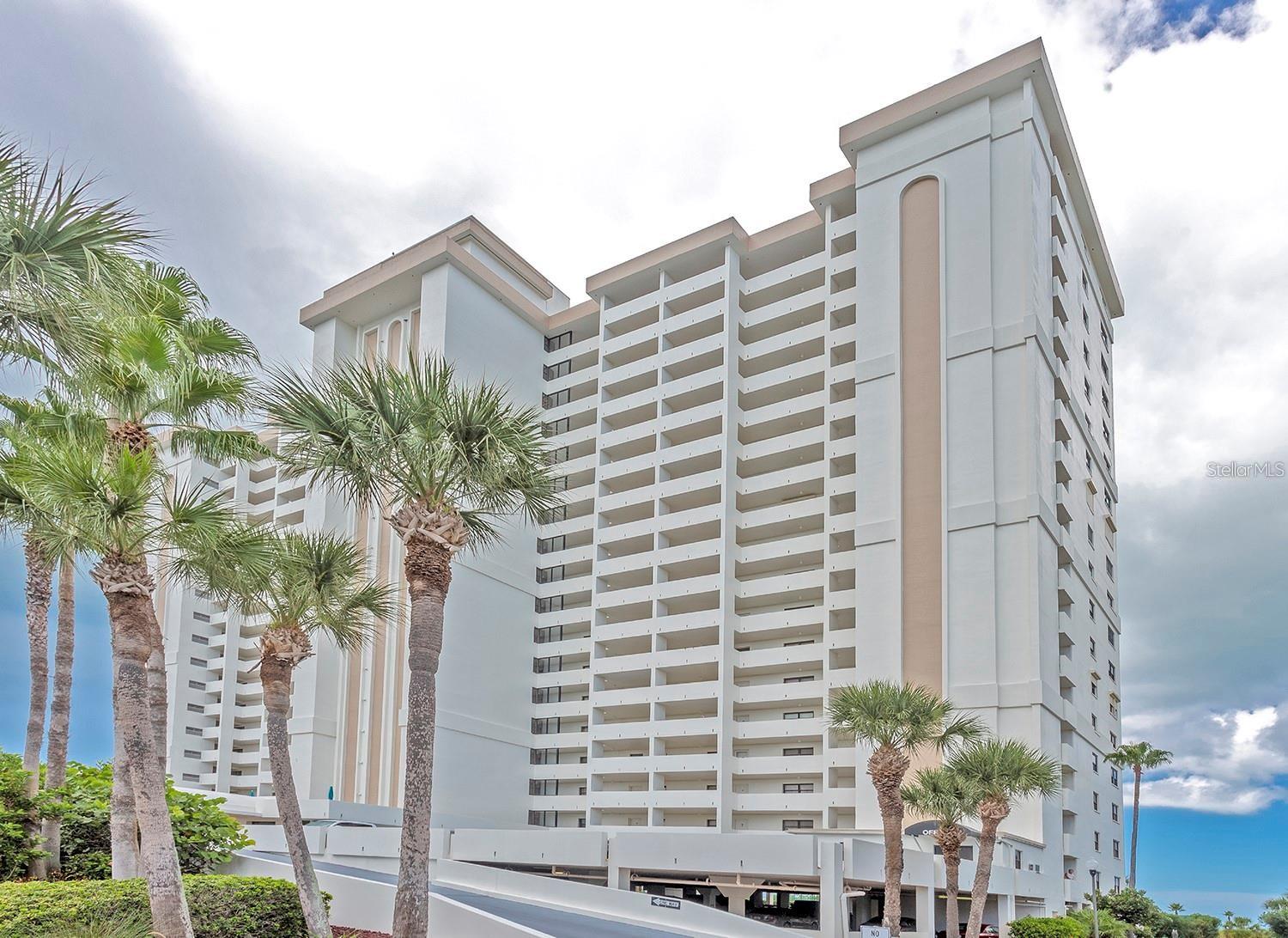 Come enjoy and live “The Florida Lifestyle” in this beautiful beach front condo. Full view of The Gulf Of America and the Intracoastal Waterway. Just steps away from putting your toes in the water and a** in the sand. This condo has been fully remodeled. New kitchen, appliances, bathrooms, flooring, windows, doors and electric shutters on the outside of the balcony space. Everything is new. The condo is fully furnished. The building has a 24-hour security guard and gated entrance. Amenities include pool, hot tub, gas grills, tennis/pickle-ball court. Location is superb with the Shoppes on Sand Key across the street where you will find unique boutiques, well known eateries along the Intracoastal Waterway, etc. There is assigned parking and plenty of guest parking spaces. We will save the sunsets for you, as you enjoy your beverage of choice, on your beautiful balcony. Location...location...location!