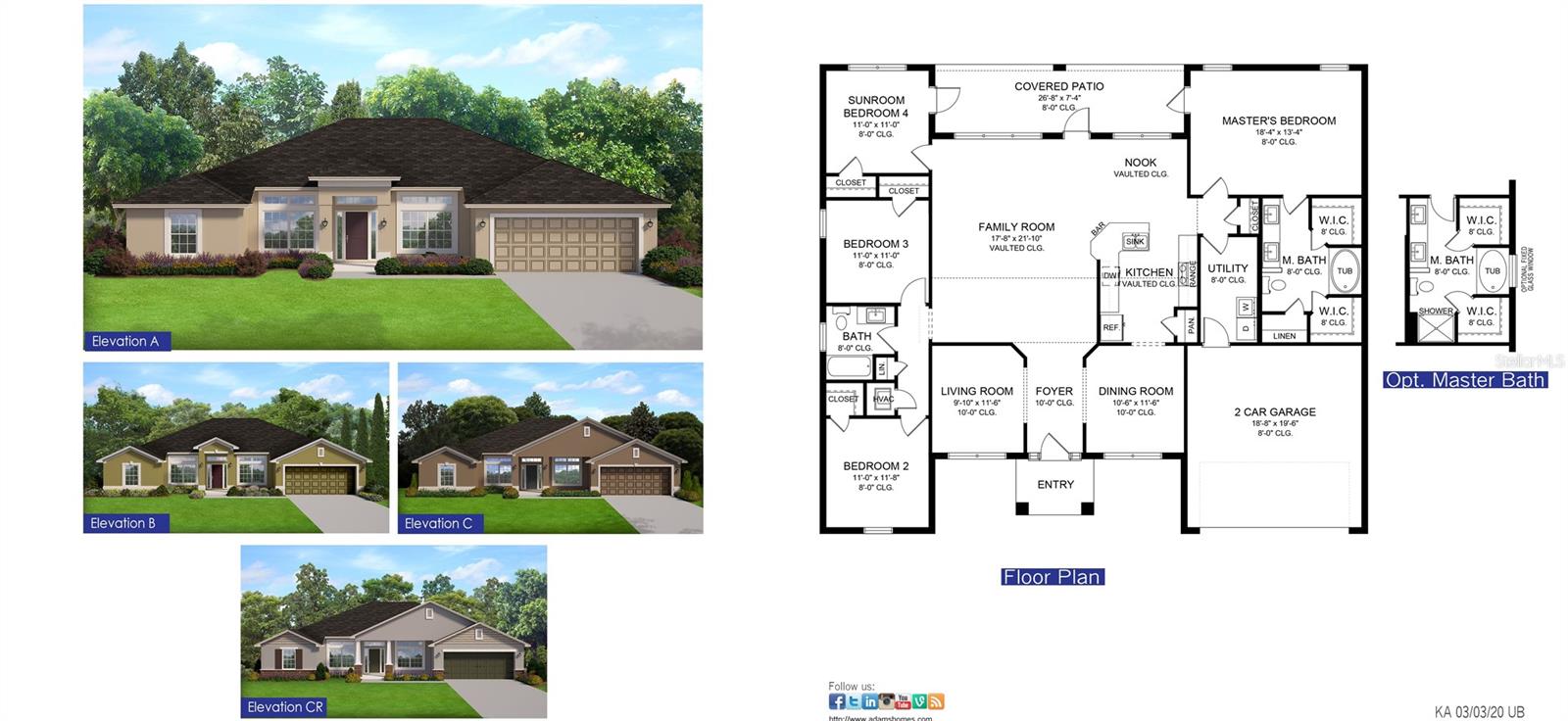 Under Construction. . Welcome to this magnificent newly constructed home- 3 bedrooms and a den/study, two baths with a formal living room, sun room, and dining room. Nestled in a vibrant North Port area, this home provides ample room for you, your family, and your guests to enjoy. Vaulted ceilings give this house spaciousness and an airy feel, creating a sense of grandeur in the living area, and allowing the natural light to make the space feel even larger and more inviting. Ceramic plank tile flooring throughout except in the bedrooms, designer LED recessed lighting, 36' upper cabinets with crown molding, granite countertops in the kitchen and baths, stainless steel appliances, double pane insulated tilt-in sash windows for energy efficiency. This property also comes with a 10-year structural warranty for peace of mind. Only $1000 down to secure this home today!