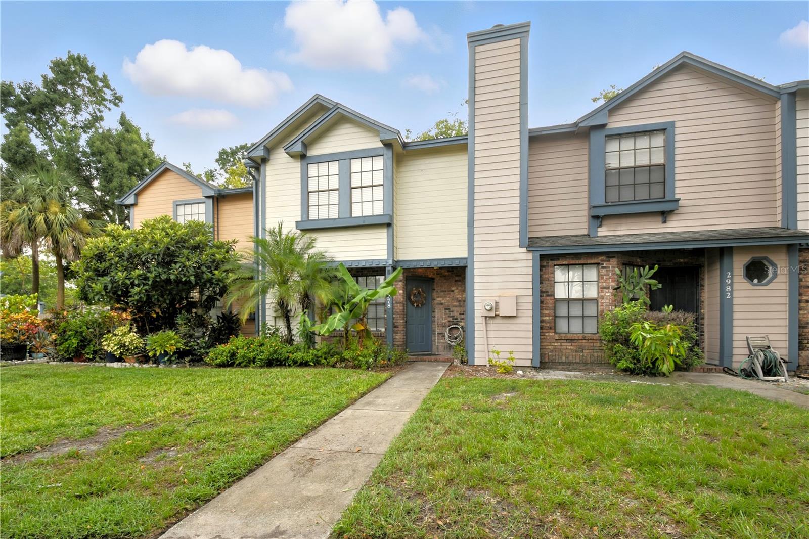 Completely remodeled 3 bedroom, 2.5 bathroom townhome, tucked away in the heart of Casselberry! This townhome has been completely remodeled with high-quality finishes throughout, including wood plank tile flooring and a redesigned kitchen with white cabinetry, granite counters, custom backsplash and newer stainless steel appliances. The first floor features an open floorplan with a spacious living room/dining room and a convenient half bathroom. All bedrooms are located on the second floor -- the primary bedroom boasts soaring ceilings, a massive walk-in closet with built-in shelving and remodeled bathroom. Additional guest bedrooms are spacious with ample closet space and are in close proximity to the remodeled upstairs guest bathroom with new ceramic tile, tile-surround tub/shower and new vanity. Additional features include: indoor laundry closet, screened-in patio, fenced-in backyard, assigned parking and access to the sparkling community pool. This charming townhome community is located just off of Red Bud Lake Road and is in close proximity to retail, dining, schools and major thoroughfares. Schedule your private tour today!