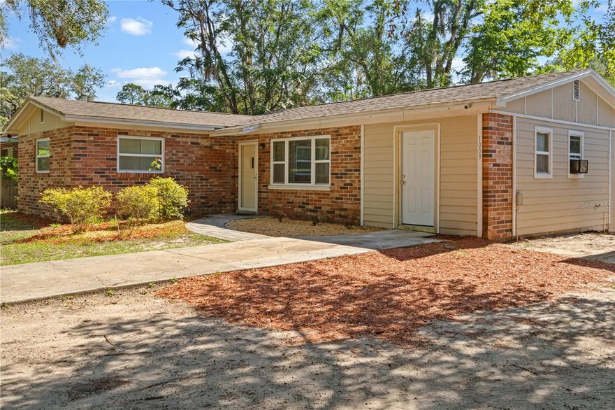 A well-kept 4 bed 2 bath with modern features ALL UNDER $250,000! Inside, the layout offers comfortable living with a practical floor plan suited for both everyday living and entertaining. The kitchen features beautiful granite countertops, backsplash and cooktop stove in the center island. The large windows bring in natural light, creating a warm and welcoming atmosphere throughout the home. Sitting on a generous lot, a spacious front yard with mature Florida greenery and ample room for outdoor enjoyment. The backyard provides additional space for gardening, pets, or future enhancements such as a patio or storage shed with access to the community park, walking trail and pond. This home offers convenient access to downtown Gainesville, UF, Shands/UF Health, and major commuter routes—making it an excellent choice for homeowners and investors alike. The property’s location places you just minutes from local parks, schools, shopping, and dining, while maintaining a tucked-away residential feel. Whether you're looking for a primary residence or a strong rental opportunity, this home delivers excellent value in a growing Gainesville community.