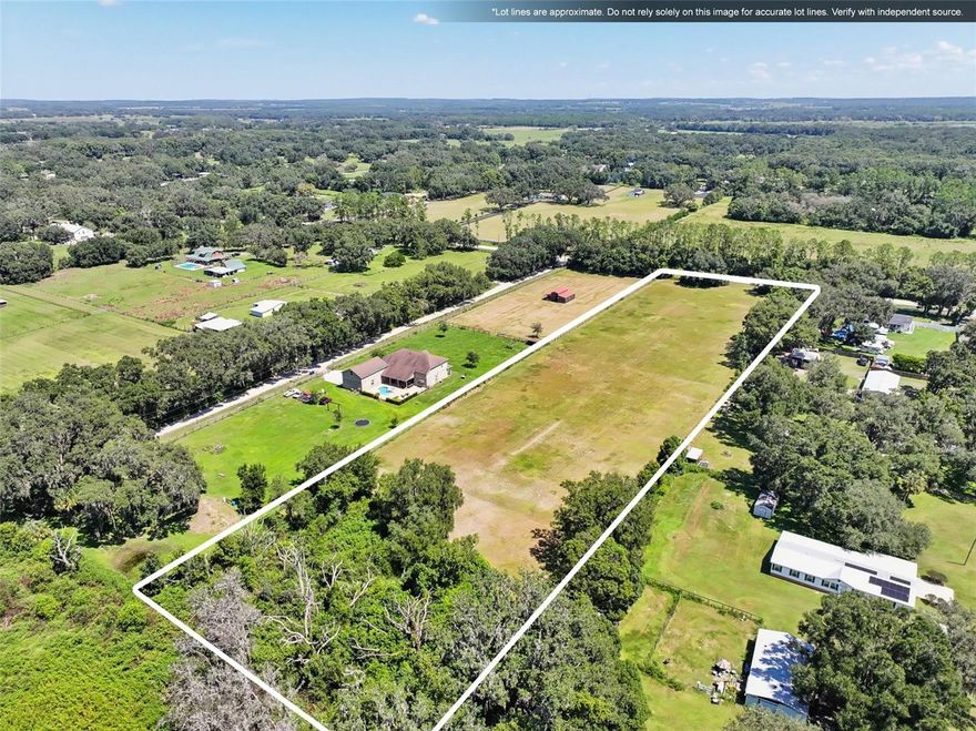 ENDLESS POSSIBILITIES!! HIGH AND DRY!!!
Just under 5 acres in the heart of booming Dade City. (PROPERTY IS OUTLINED IN THE PICTURES) Adjacent to multiple commercial developments including a huge site for Amazon.
This property is currently zoned AR. Seller has all the information from the city for possible projects as well as initial plans. Property may be able to be converted to commercial. Buyer should check with the county for details.
Brand new Lennar community is underway nearby.
 The state has poured a huge amount of money into new infrastructure in recent years. This land is 1.8 miles from SR 52 and 3.9 miles from I-75. Perfect location !!
I-75 to the SR 52 exit. Go west to Bellamy Brothers Blvd property is on the left before Field Farm Lane.