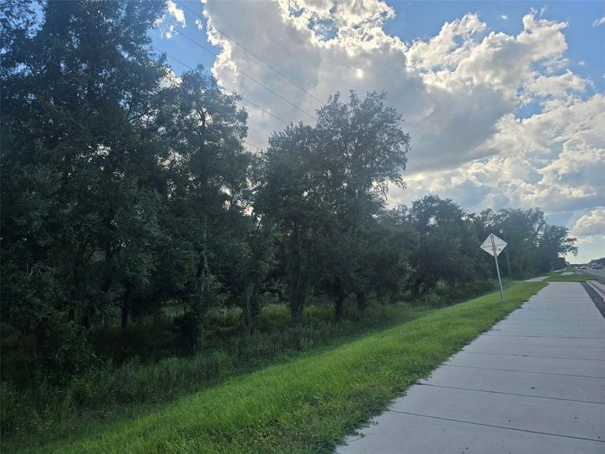 PRIME DEVELOPMENT LAND!  Check out this well located 3.4 acres (mol) with over 400' of frontage on Cortez Blvd. (State Road 50) near 2 busy intersections - Cortez Blvd. and Treiman Blvd. (US Hwy 301) and Cortez Blvd. and I-75.  The zoning is RES-3 which requires lots to be 7500 SF or larger for single family development.  Other possibilities may be multifamily development or perhaps a special exception use such as bed & breakfast. The property is currently a portion of a 6.2 acre parcel. The area is hot with growth - this could be your golden opportunity to make a great investment! GREAT NEW PRICE! $475,000