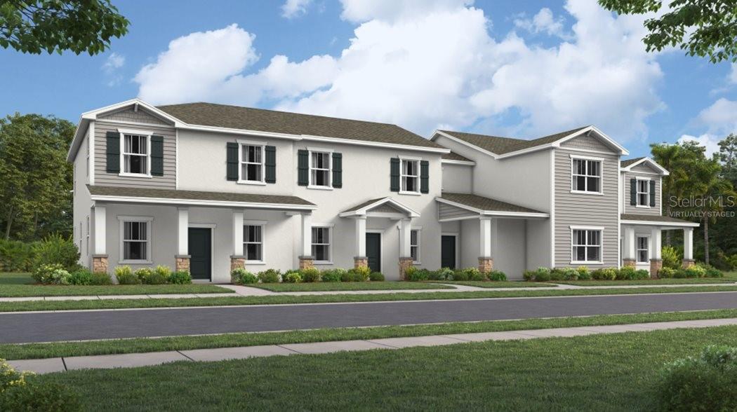 Under Construction. The Montara has the WOW-Factor! This trendsetting townhome covers two stories and includes four bedrooms, two and a half bathrooms and a two-car garage. Families will love the ample living space provided by the large family room and tech space located off the second floor. The lovely master suite is located on the ground floor, it has a private bathroom and a roomy walk-in closet. The exceptional kitchen overlooks the patio. Every home comes with Lennar’s Everything’s Included® promise, which includes new appliances as well as quartz countertops, blinds, and more in the price of your home. There are also home automation features such as keyless door locks and video doorbells in the Connected Home by Lennar®. Trail Townhomes is a new series providing brand-new townhomes at the Bronson’s Ridge masterplan, now selling in Apopka, FL. Residents enjoy a relaxing resort style swimming pool and fully equipped playground. There are great schools, and the community features proximity to major highways including FL-429 and FL-414, providing convenient commutes and travel. Nature lovers will have access to natural springs and wildlife parks, including King's Landing, Wekiwa Springs State Park and more.
Bronson’s Ridge has the perfect balance of convenience and nature.