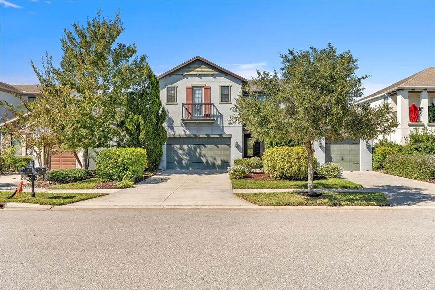 Welcome to a slice of paradise in the sought after Estancia neighborhood, where luxury living meets tranquility. This exquisite 5-bedroom, 4-bathroom home is a masterpiece of modern design, offering the perfect blend of elegance, comfort, and functionality.

As you step inside, you'll be greeted by an open-concept kitchen that is truly a chef's dream. Top-notch appliances and stunning quartz countertops adorn this culinary haven. A generously sized pantry provides ample storage space, while the breakfast bar invites casual dining. Adjacent to the kitchen, you'll find a spacious dining area bathed in natural light, perfect for hosting family gatherings and entertaining friends. For more formal occasions, the separate dining room is just around the corner.

The family/living room boasts an abundance of natural light, creating a warm and inviting atmosphere. It's the ideal place to relax and unwind, with plenty of space for quality time with loved ones.

The master suite is a sanctuary of luxury, featuring an en suite bathroom complete with a multi- jet stand-up shower and a luxurious soaking tub. His and hers quartz topped vanities add to the opulence, while a walk-in closet accessible from the master bathroom provides convenience and ample storage.
Tucked away on the other end of the home you can find the second bedroom and bathroom, perfect for guests. 

Upstairs, a loft connects to a private movie room, offering a cozy retreat for cinematic experiences. The remaining bedrooms and bathrooms are also located upstairs, with two of the bedrooms sharing a bathroom while bedroom 5 has an en-suite bathroom. All bedrooms come with spacious closets, ensuring everyone has plenty of storage space.

Laundry day becomes a breeze in the separate, generously sized laundry room, equipped with everything you need to make chores effortless.

Step outside to discover your own personal oasis. A covered lanai beckons you to relax in the shade, while the large backyard boasts mature trees and lush greenery, overlooking some of the best conservation Wesley Chapel has to offer. This creates a serene backdrop for outdoor activities and the potential for your dream pool. The vinyl fence to the right ensures privacy and security, while the front of the home faces a nature lovers lake, full with fish, wildlife and provides serene walking opportunities. 

This luxurious home is part of the exclusive Estancia neighborhood, where residents enjoy an array of amenities. Take a dip in the huge community pool with its exhilarating water slide or swim laps for exercise. Play a match on one of the multiple tennis or basketball courts, let your little ones enjoy the playground, or explore the walking trails that wind through the neighborhood. The clubhouse with a fitness center completes the package, offering everything you need for an active and vibrant lifestyle.

Don't miss the opportunity to make this remarkable luxury home your own. It's a place where elegance, comfort, and community come together in perfect harmony. Schedule a viewing today and experience the epitome of upscale living in Estancia.