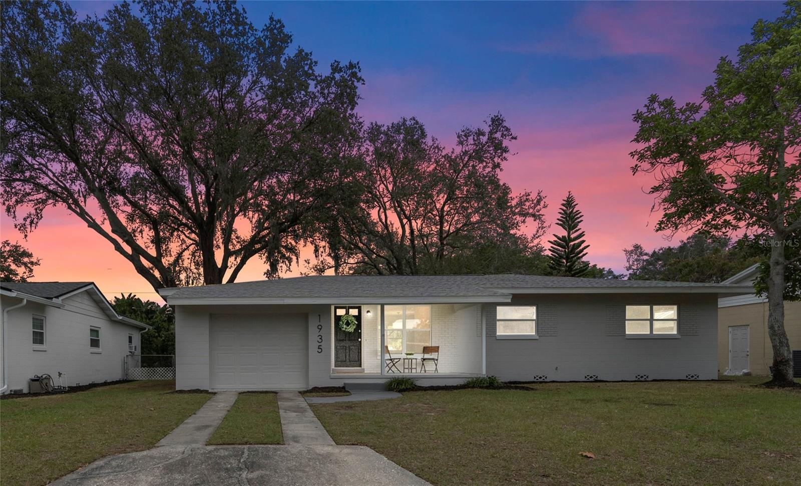 This beautiful home has undergone thoughtful updates and renovations, making it a perfect choice for those seeking a property that has an open floorplan and move in ready. With a new roof installed in 2024, fresh paint both inside and outside, and newly refinished original hardwood floors, this home exudes a fresh and modern appeal. The kitchen has been completely transformed with new cabinets and stainless-steel appliances, providing ample storage and a sleek, modern look. The bathrooms have also been updated with new vanities, updated tile, and a complete refresh. Additionally, new light fixtures, outlets, switches, and doorknobs have been installed throughout the house, adding a touch of elegance to every room. From the exterior, walking up, the property features new landscaping, enhancing its curb appeal and creating a welcoming atmosphere. The garage door opener has been replaced, ensuring convenience and security for homeowners. The attic has been newly insulated, contributing to energy efficiency. Winter Park is known for its location and this specific neighborhood of Winter Park offers a close by beautiful walking area that connects to Lake Bell, providing stunning sunset views. The property is conveniently located just a short drive from the iconic and historic Park Avenue/Downtown Winter Park, where residents can enjoy shopping, dining, and entertainment options. Additionally, the newly renovated Winter Park Village, featuring popular establishments, restaurants, and movie theater that are only a brief drive away. In addition, you can find premium grocery store options within reach. Don't miss out on the opportunity to own this beautifully updated home in a prime location. Contact us today to schedule a viewing!