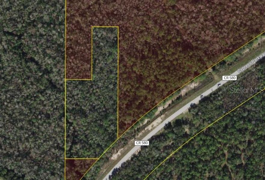 5-acre vacant land on Cypress Pkwy in Davenport on county road CR580 (near Poinciana Parkway). The land is surrounded by wetlands owned by and managed by the SFWMD. The ideal use would be a convenience store, etc. Mitigation would be required.
